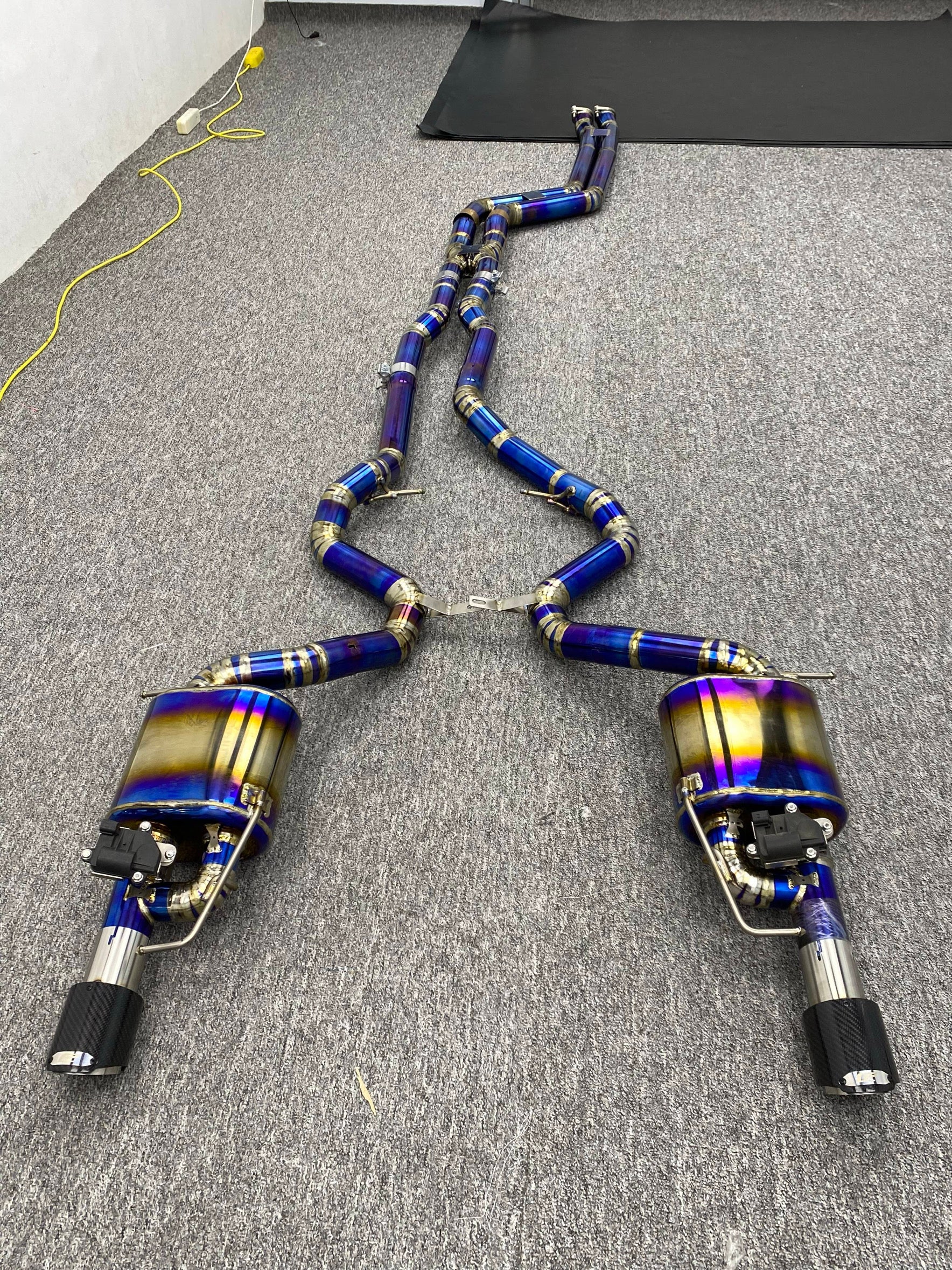 E9X 335i Cen-Cal Valved Exhaust System - Titanium - N54/N55