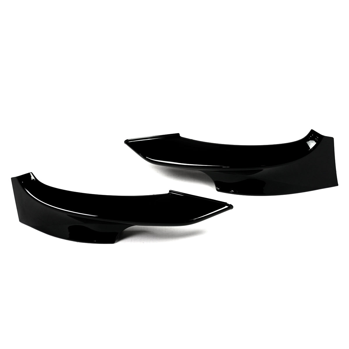 E92 3 Series LCI Gloss Black Front Bumper Splitters (M Sport)