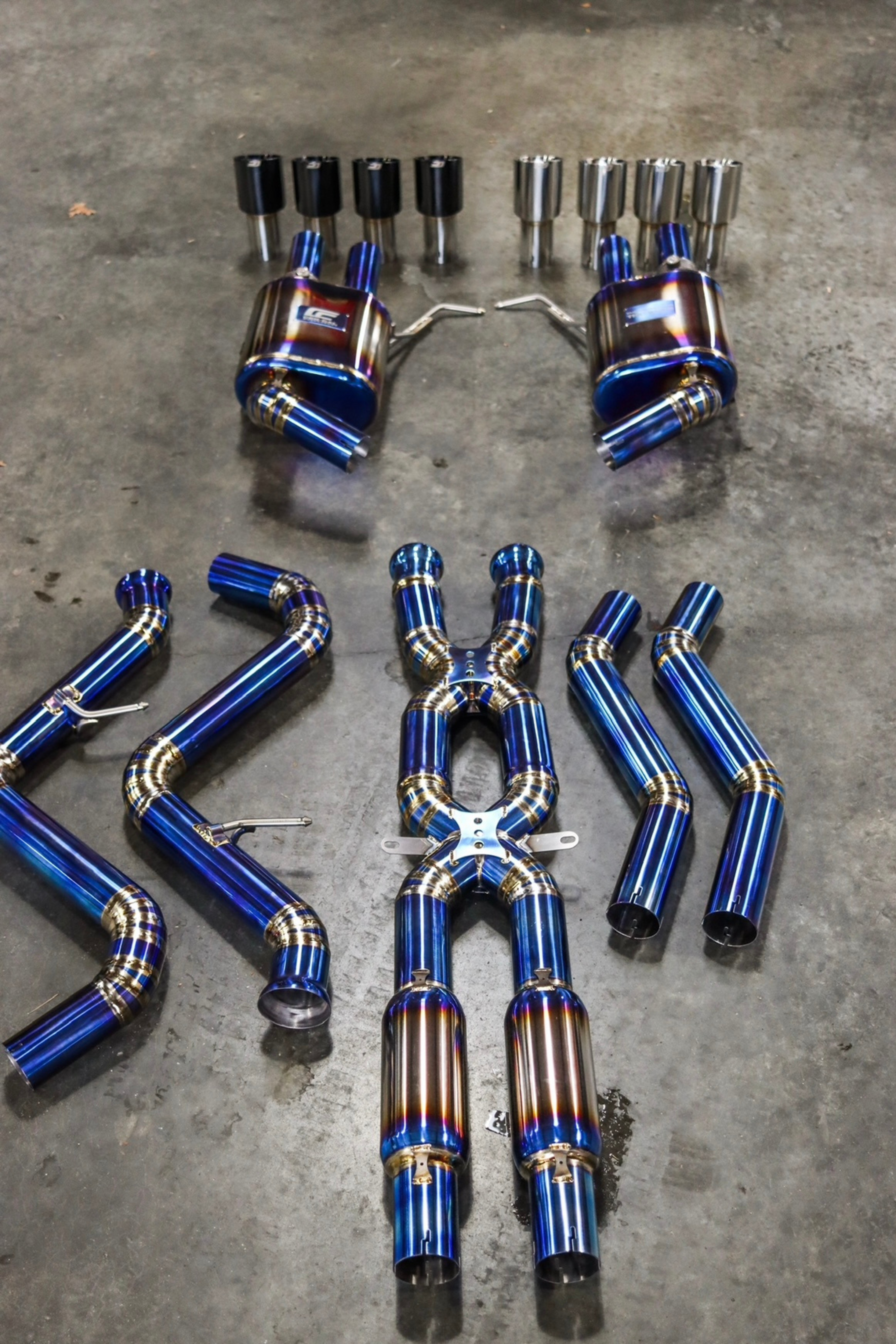 BMW E9X M3 S65 Cen-Cal Valved Titanium Catback Exhaust - E90/E92/E93