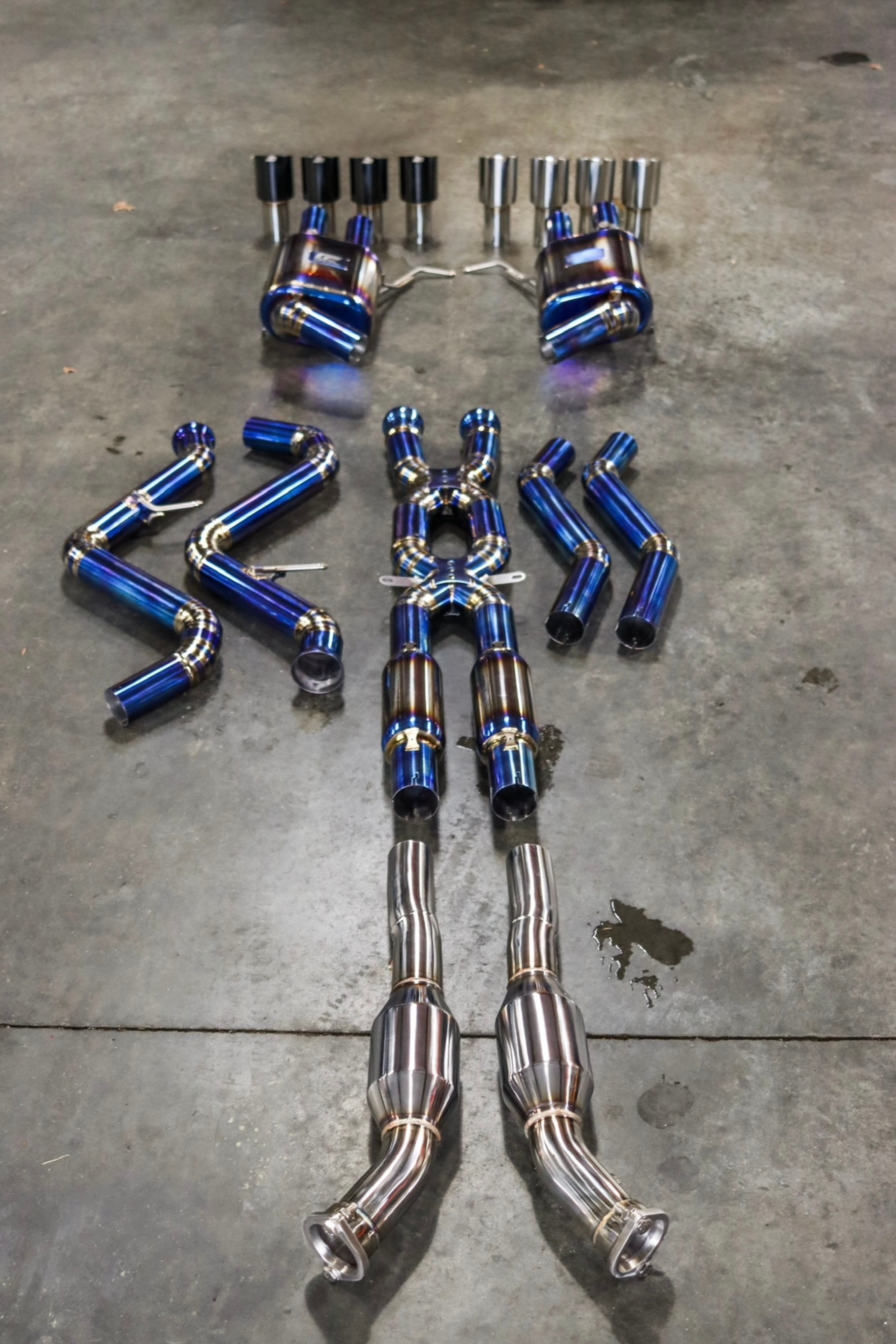 BMW E9X M3 S65 Cen-Cal Valved Titanium Catback Exhaust - E90/E92/E93