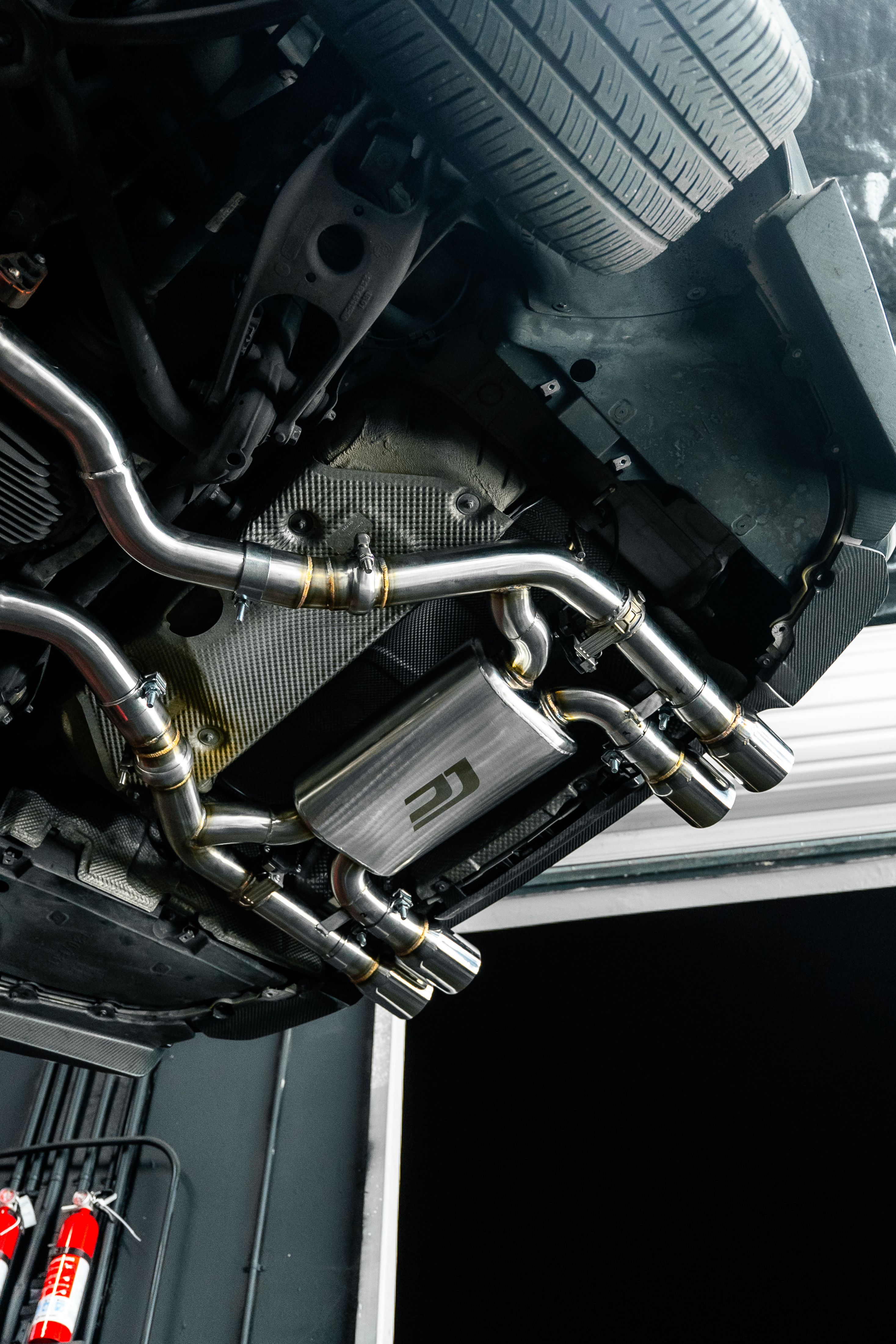 BMW F8X M3/M4/M2C S55 CenCal Valved Stainless Steel Catback Exhaust