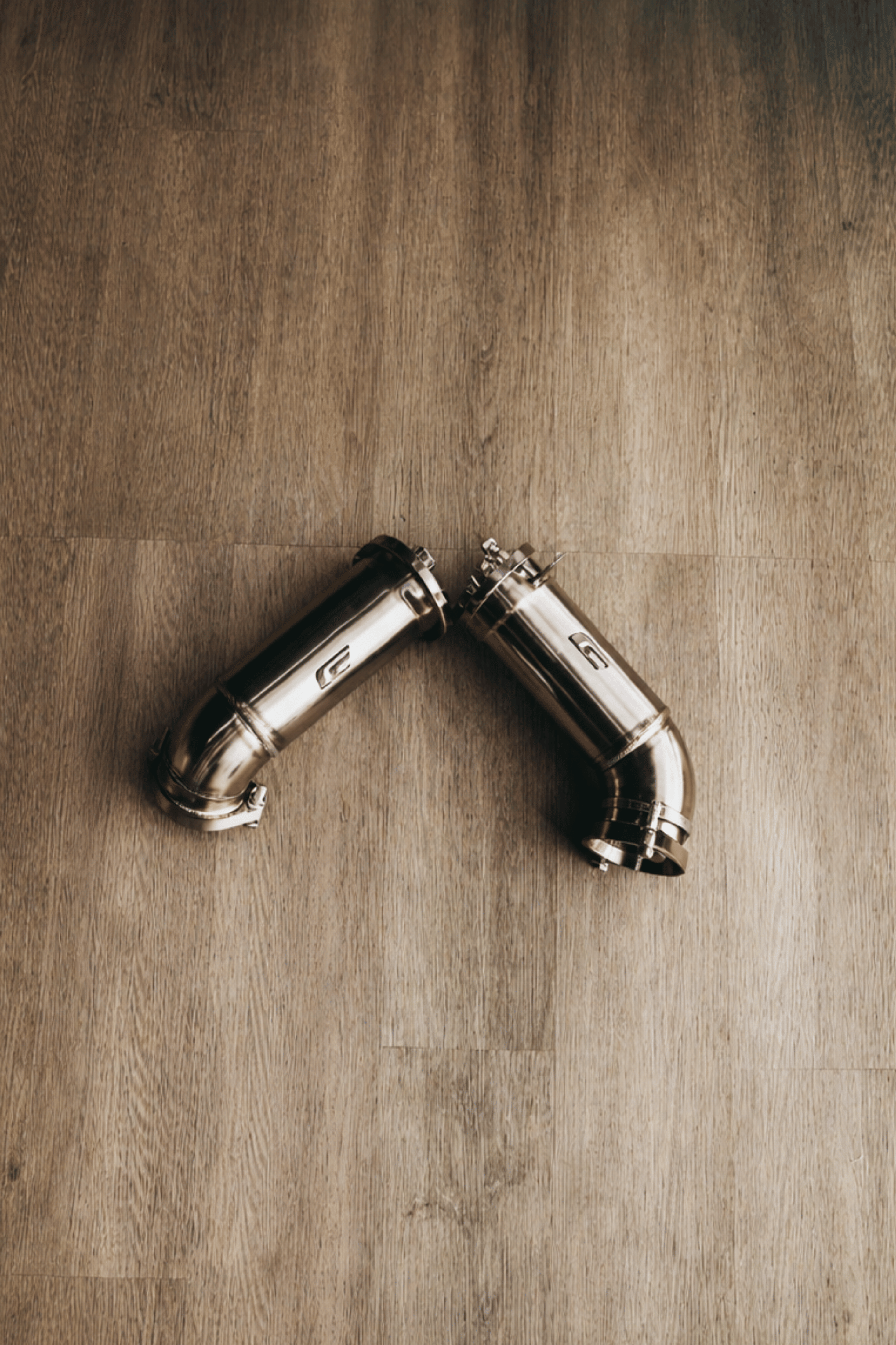 BMW S68 G90/G99 M5 CENCAL Free Flow Race Downpipes - G90 M5/G99 M5