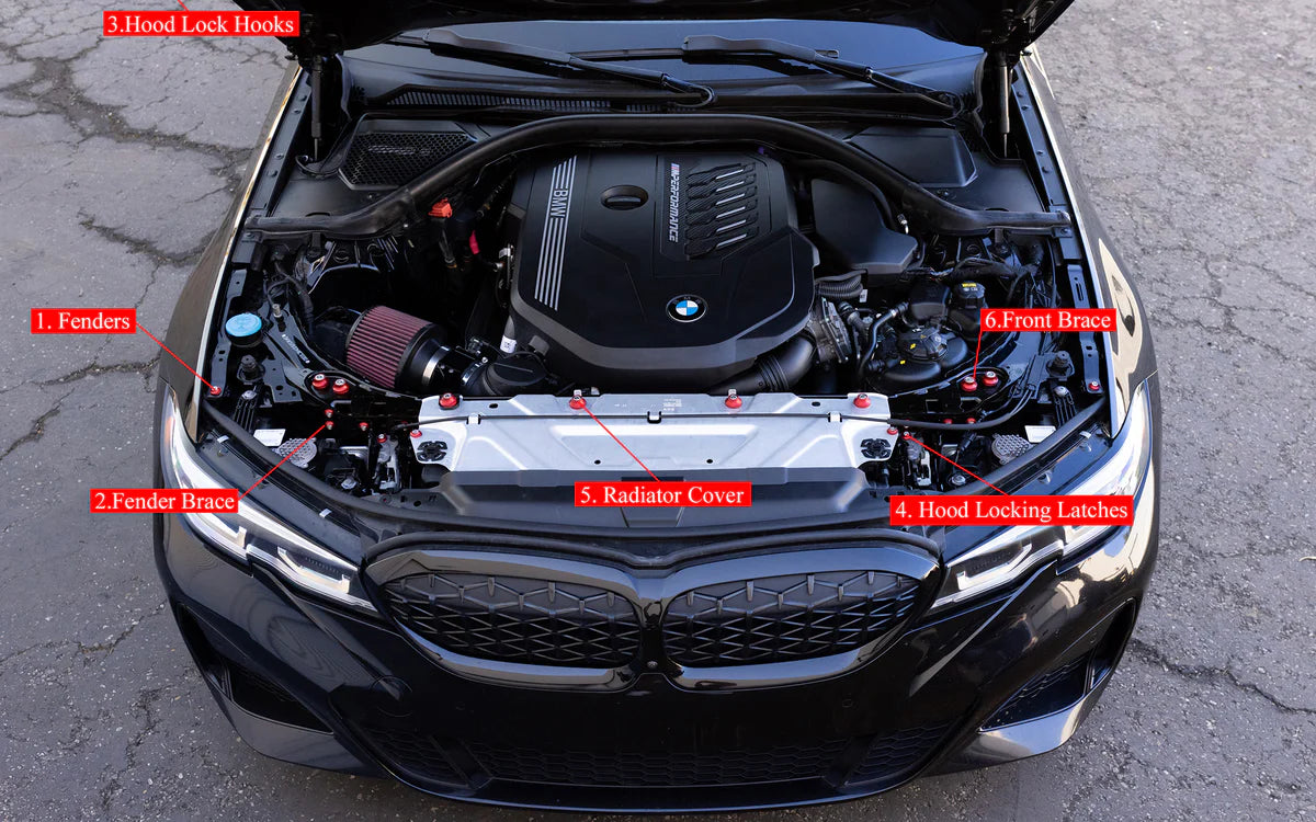 BMW 2/3 Series 2019+ Dress Up Hardware Kit (G20/G21/G28/G42)