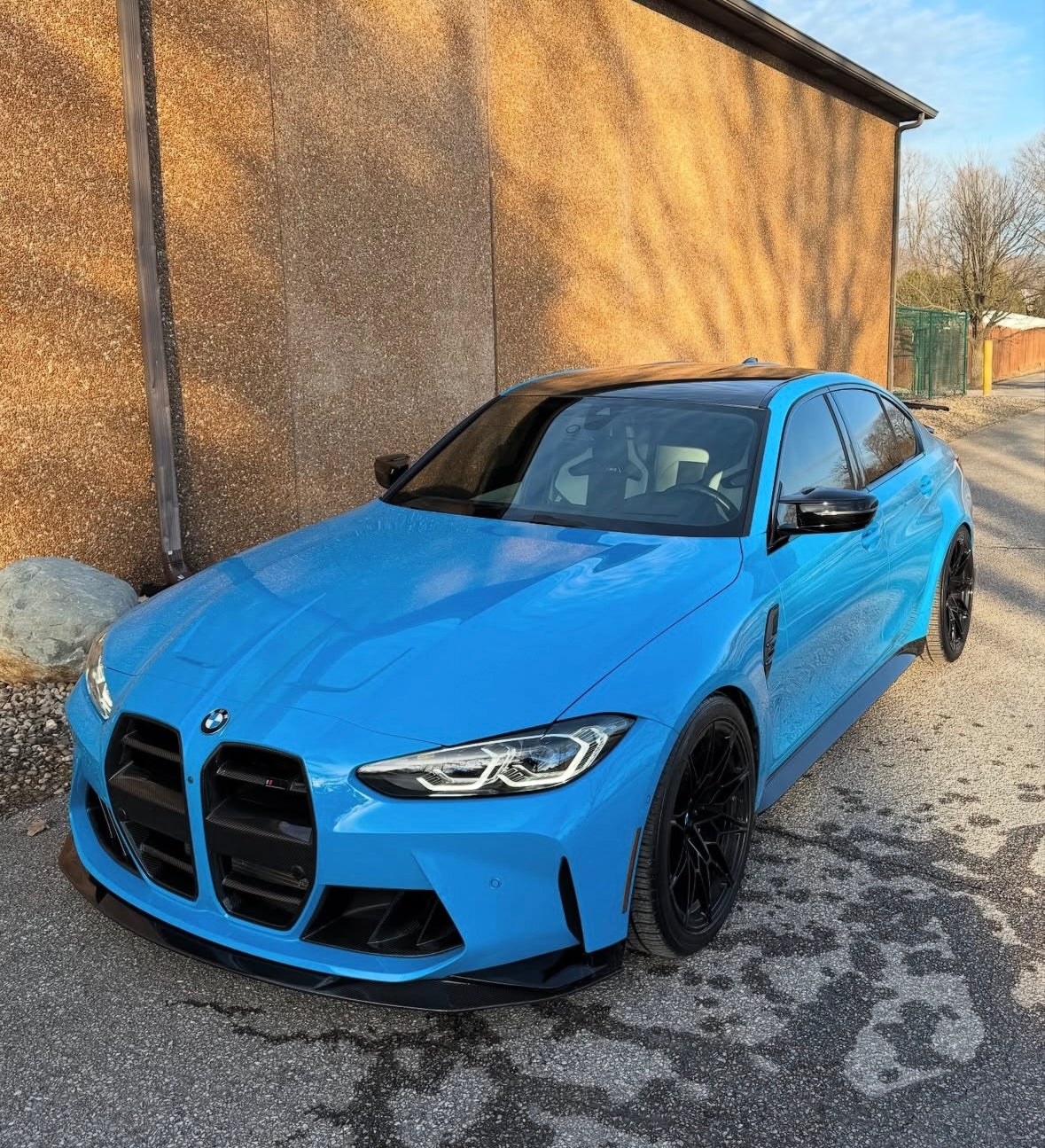 G8X M3/M4 MHC Style Carbon Fiber Front Lip for BMW G80 M3 & G82/G83 M4