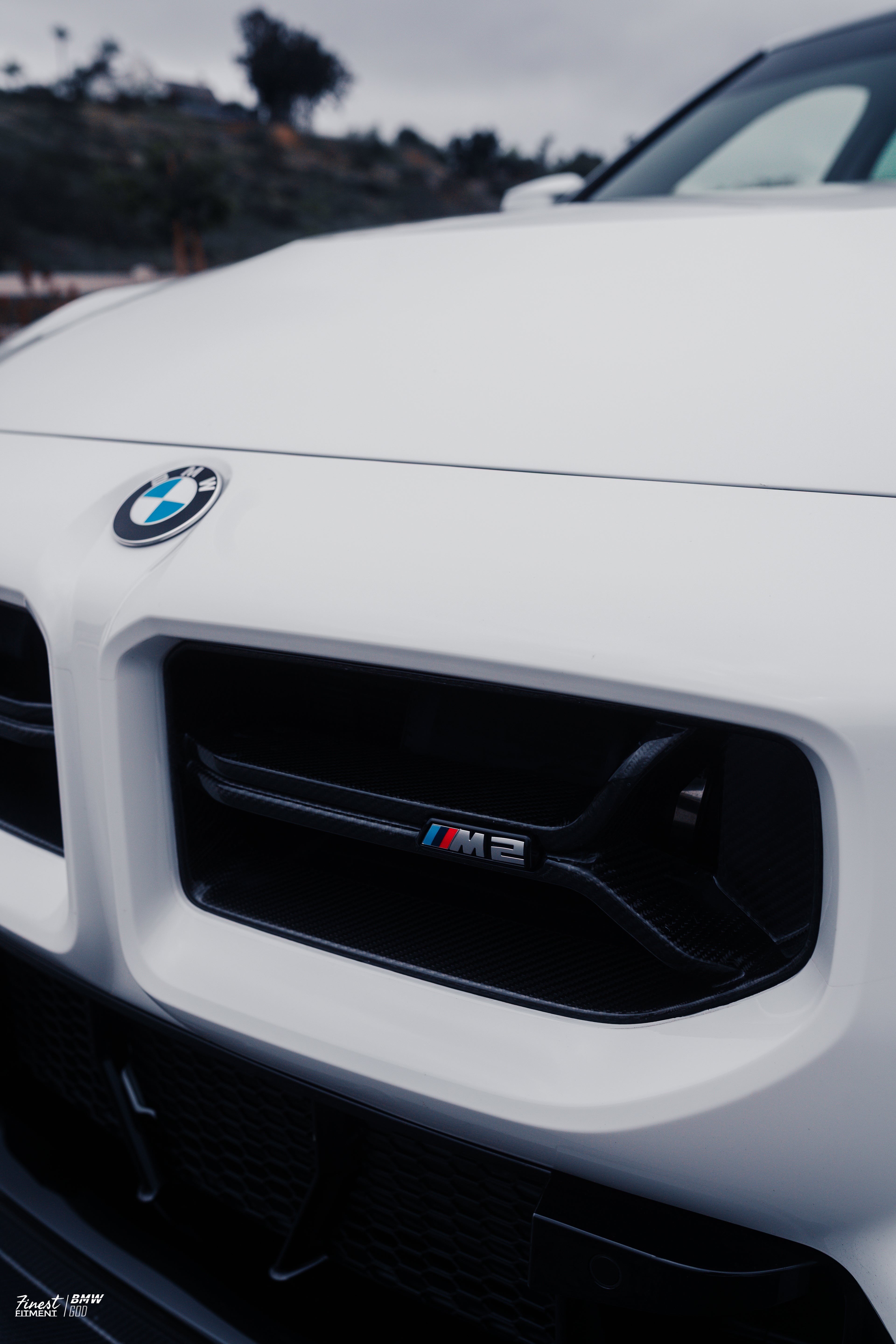CSL Style Carbon Fiber Front Grille – BMW G87 M2