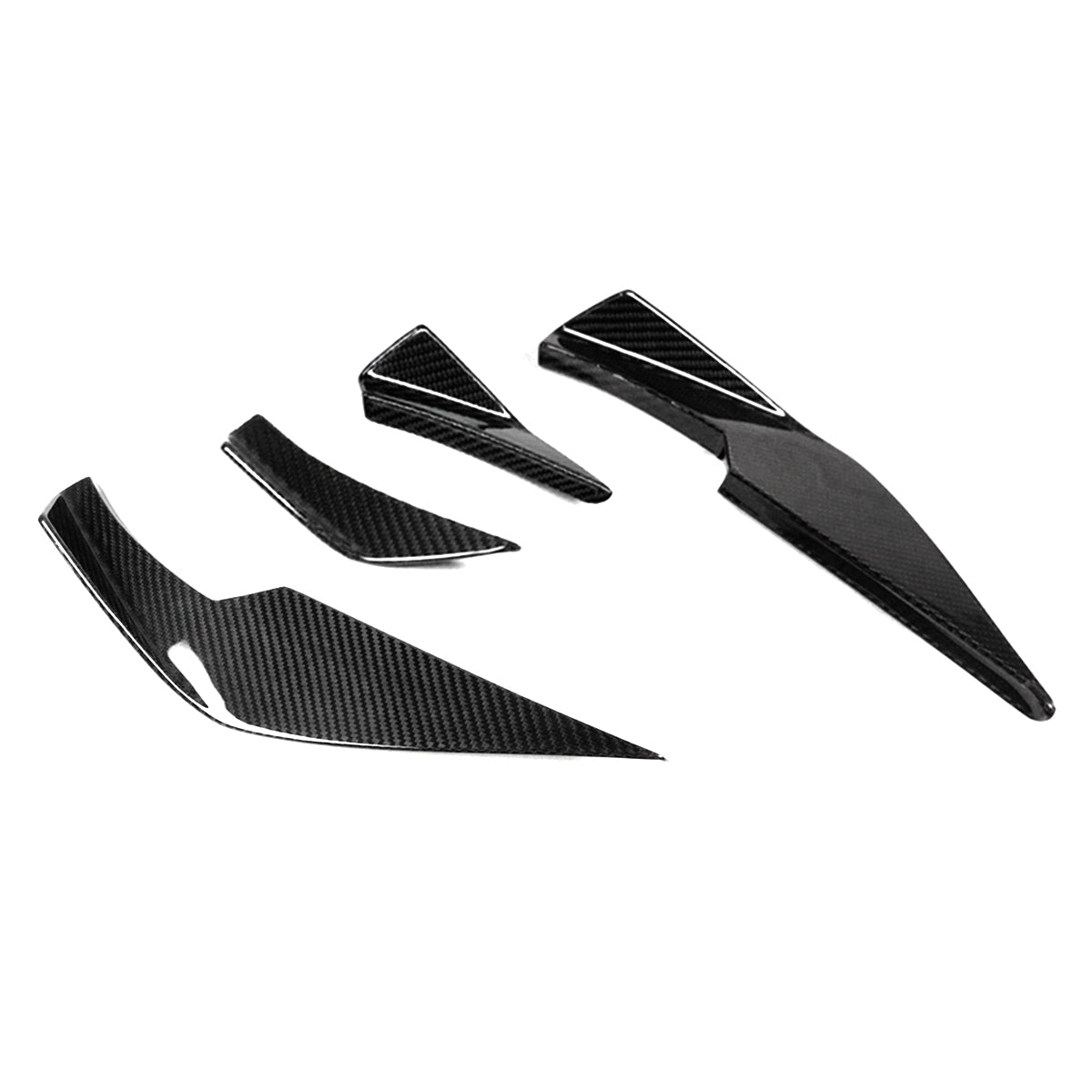 G8X M3/M4 Carbon Fiber V1 Front Canards - G80 M3/G82 & G83 M4
