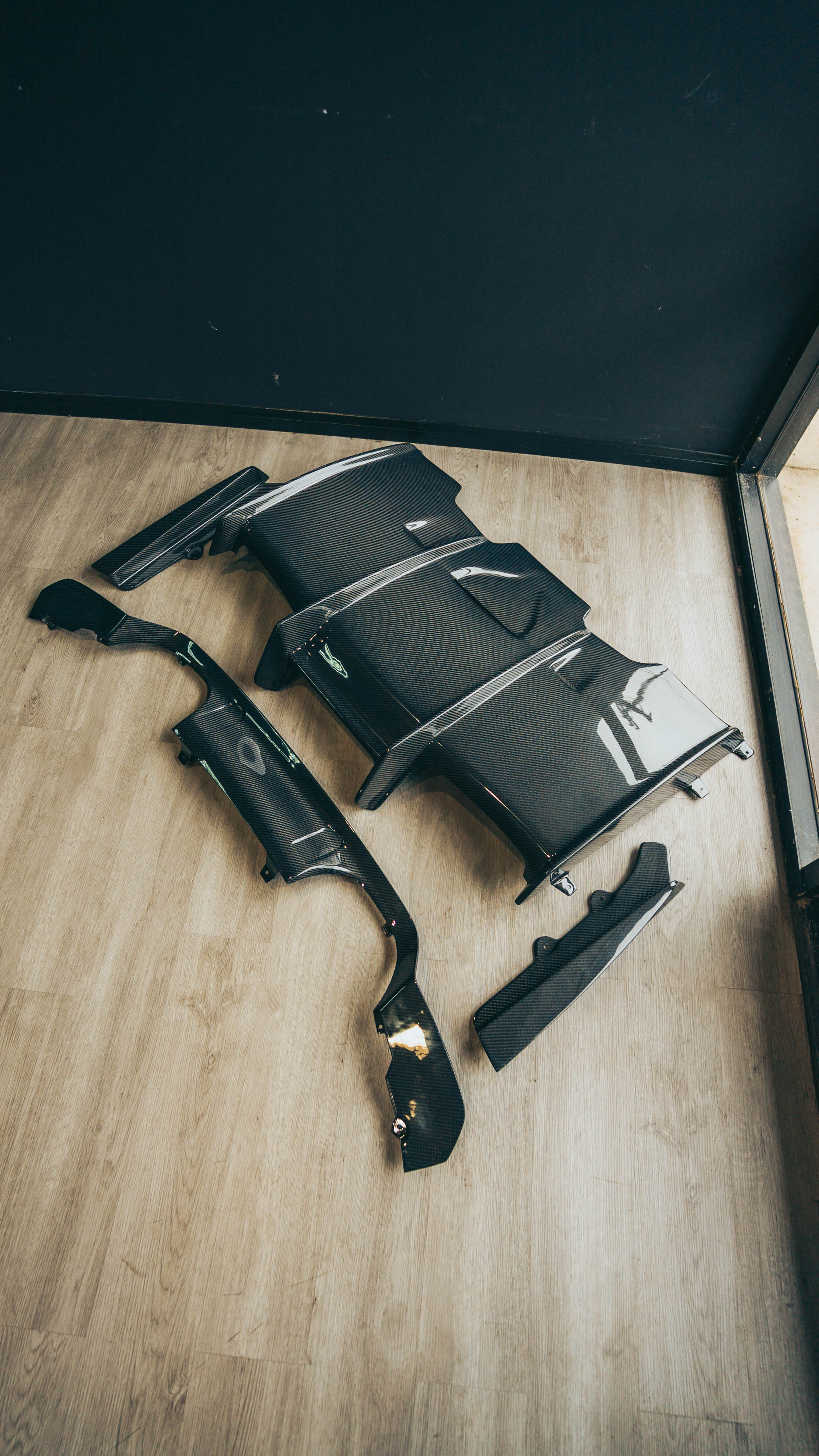 BMW F8X M3/M4 PSM 4PC Carbon Fiber Diffuser - F80/F82/F83