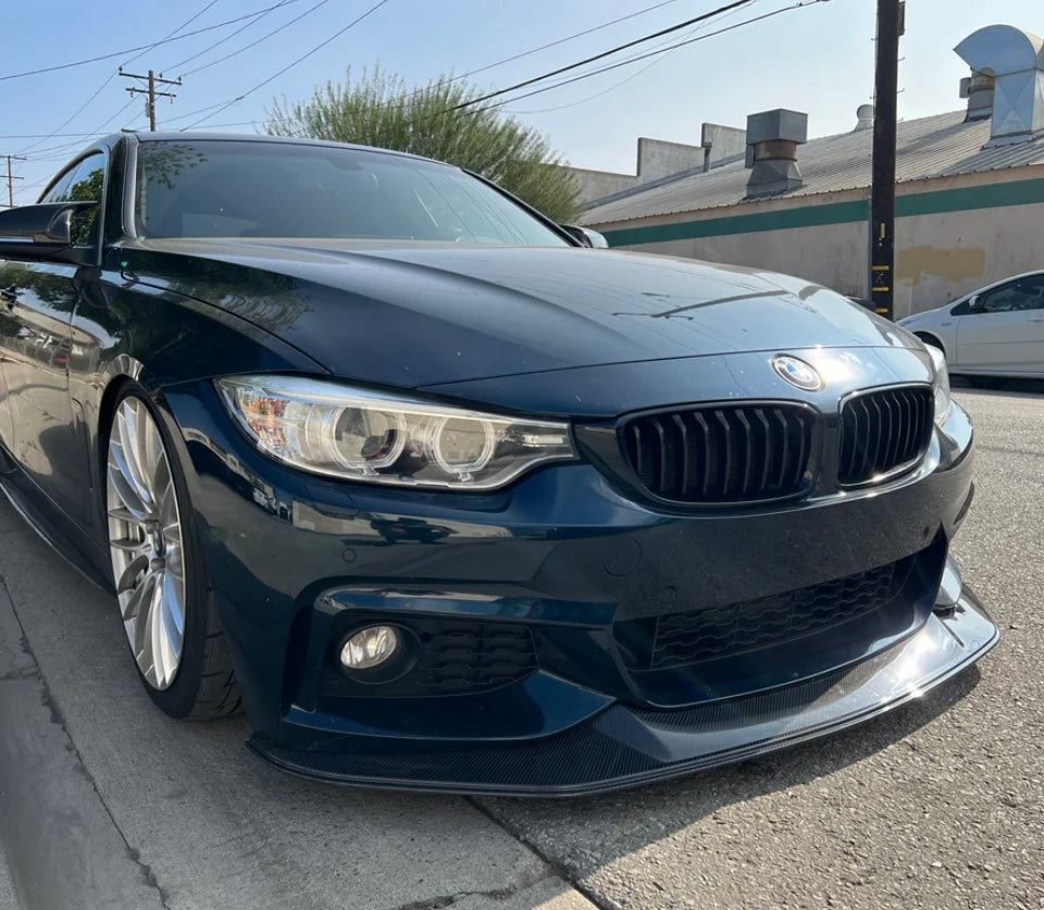 F3X 4 Series J Style Carbon Fiber Front Lip - F32/F33/F36