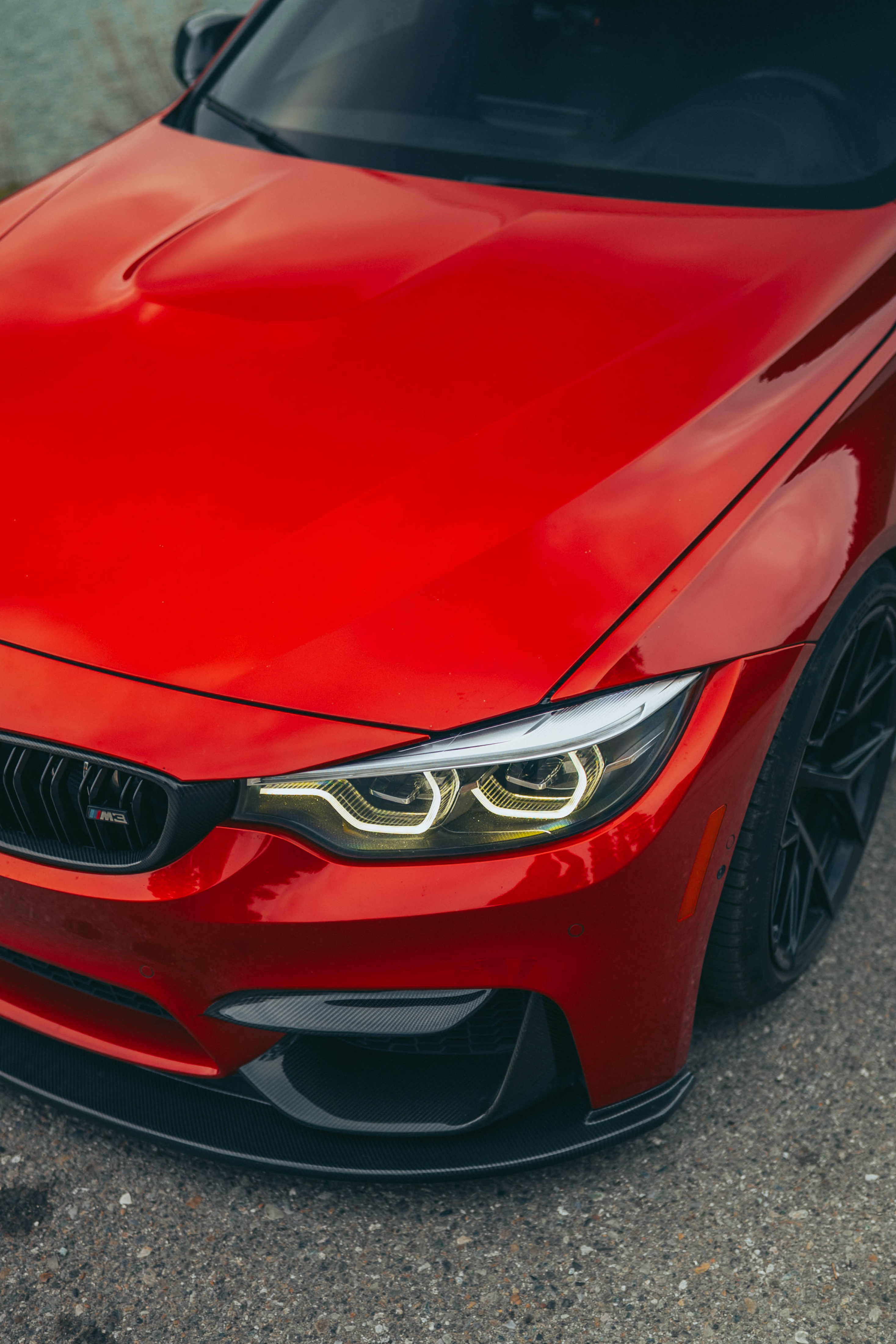 Carbon Fiber V2 Upper Splitter Covers for BMW F80 M3 and F82/F83 M4