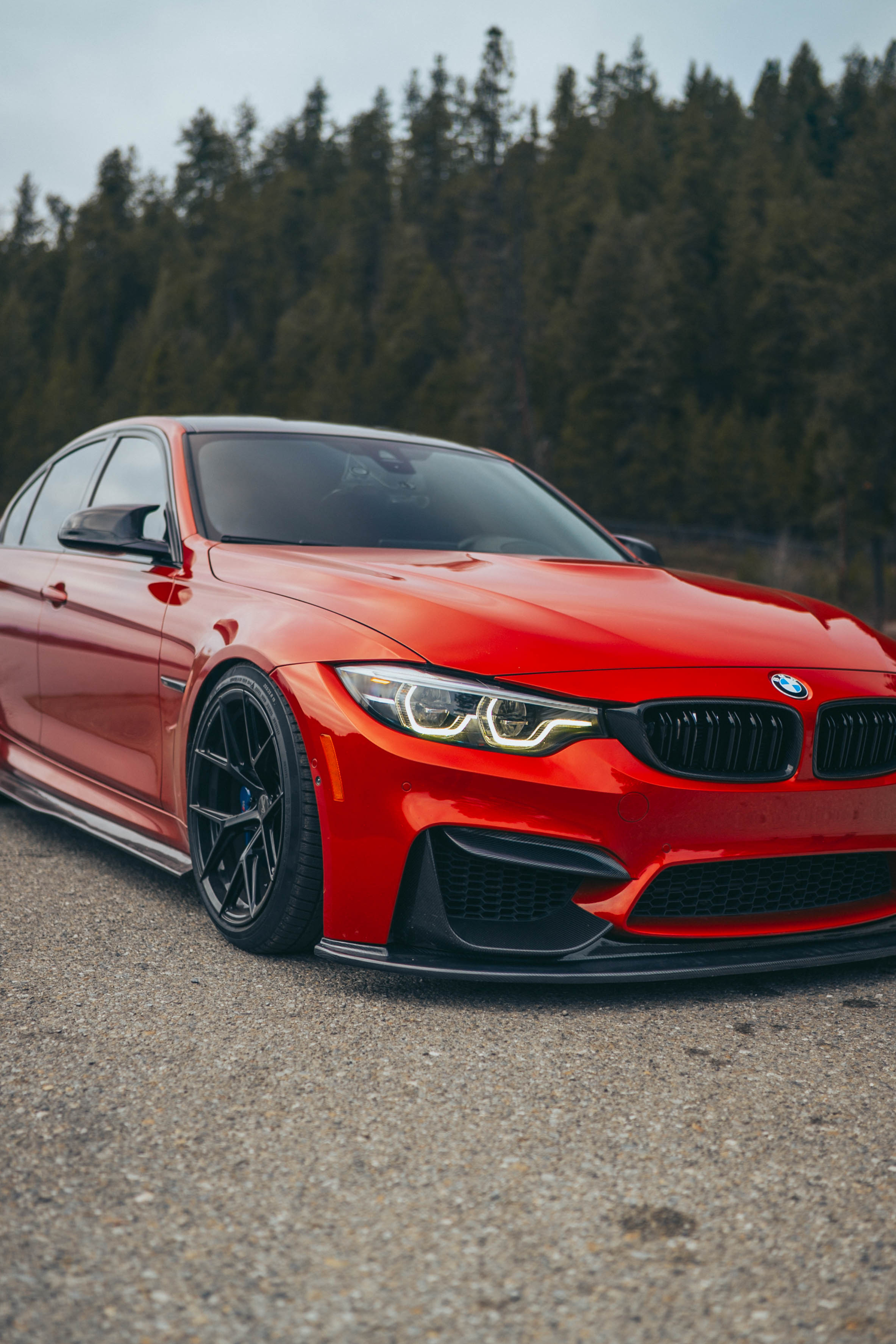 Carbon Fiber V2 Upper Splitter Covers for BMW F80 M3 and F82/F83 M4