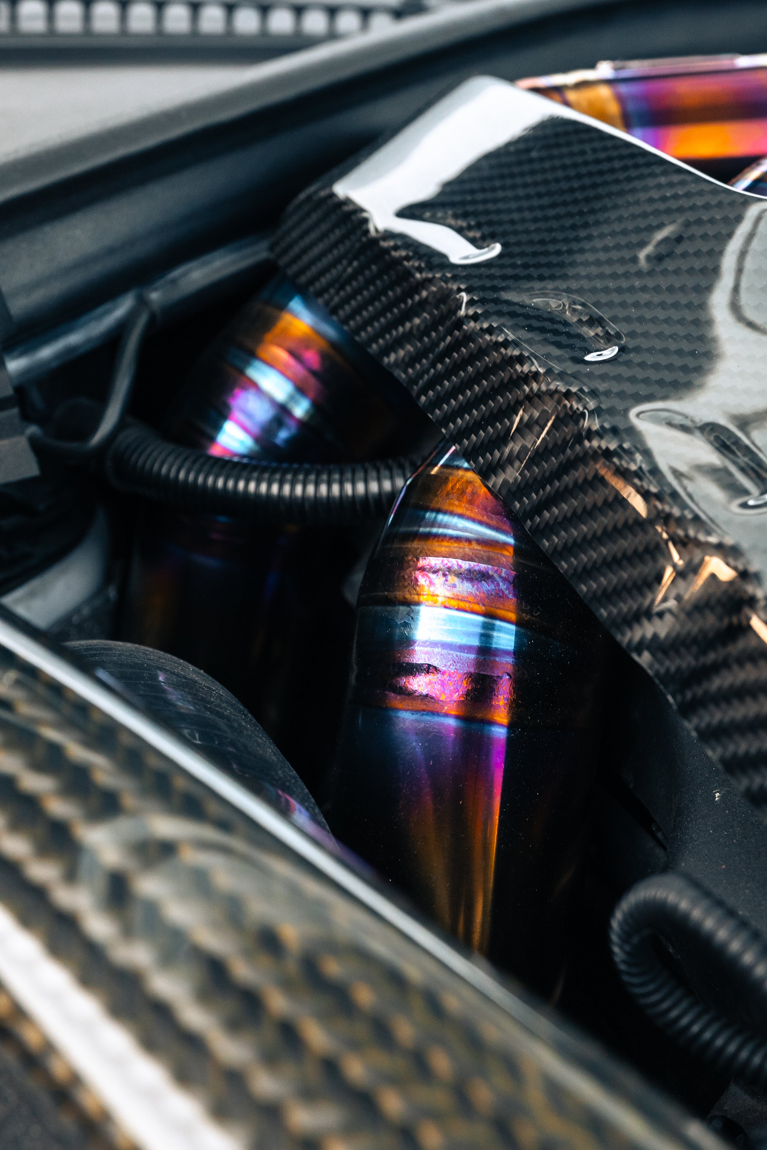 S55 M3/M4/M2C Cen-Cal Titanium Charge Pipes - F80/F82/F83/F87