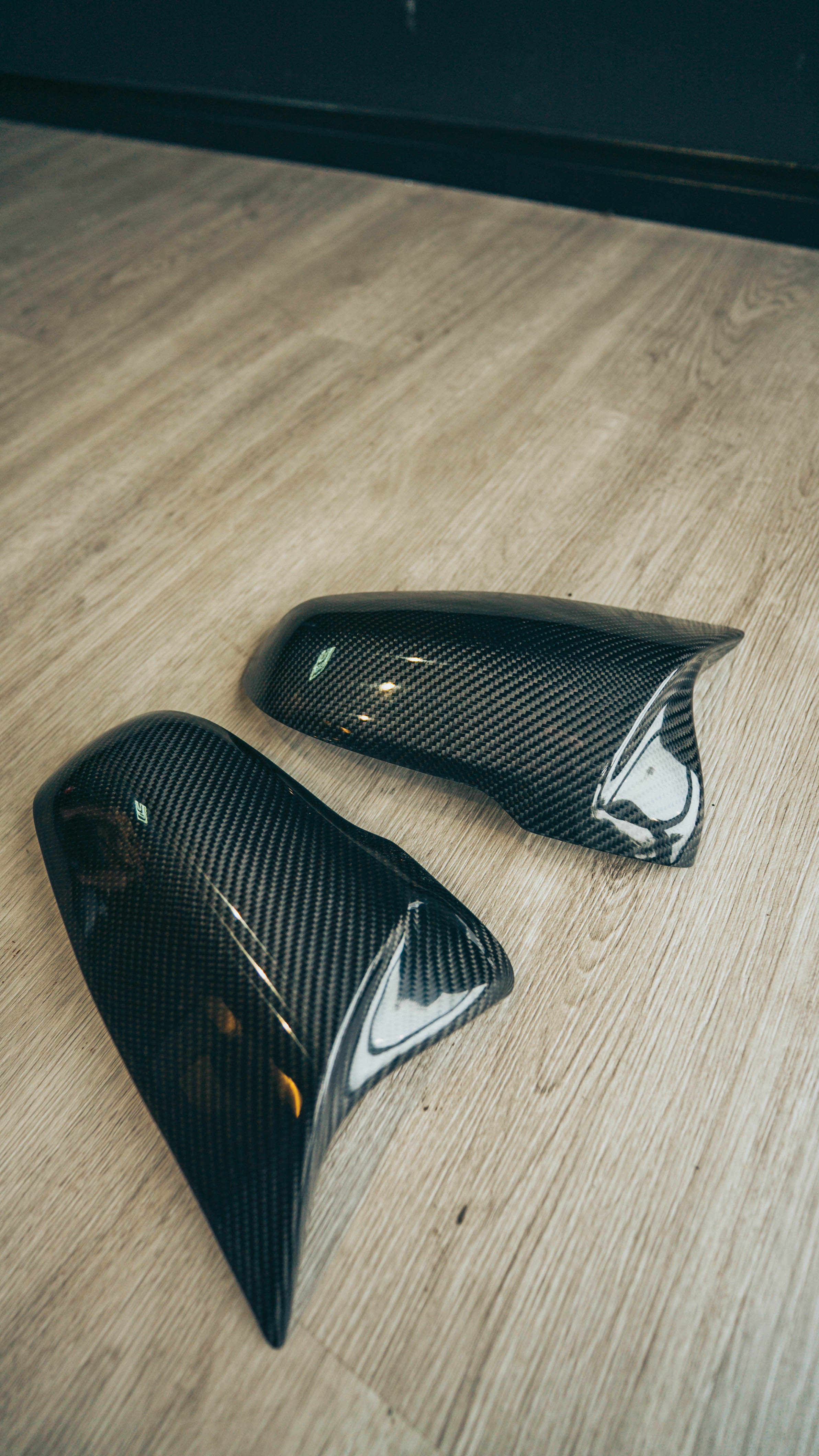 F3X/F2X Carbon Fiber M Mirror Cap Replacements