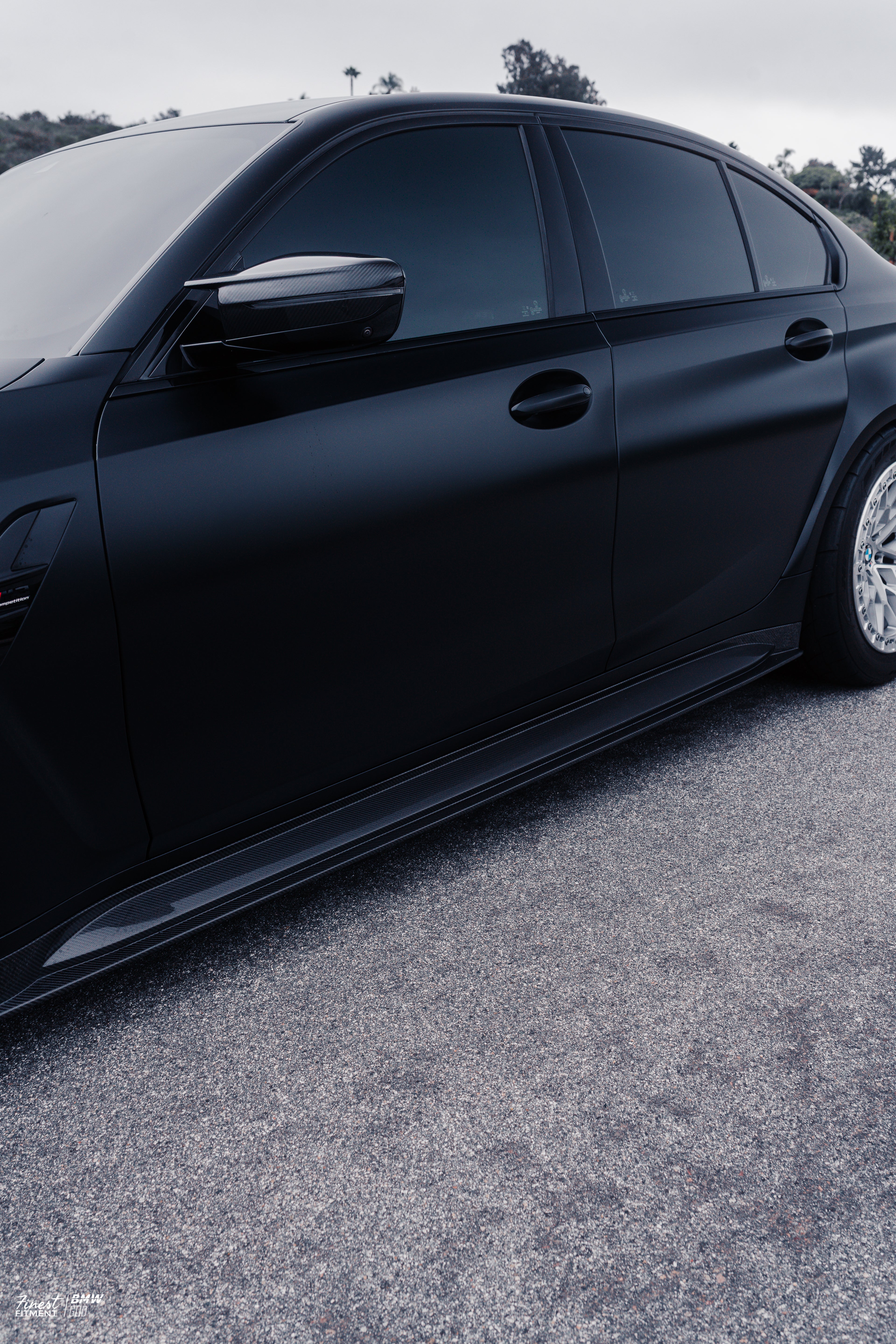 V2 Carbon Fiber Side Skirt Replacements – BMW G80 M3