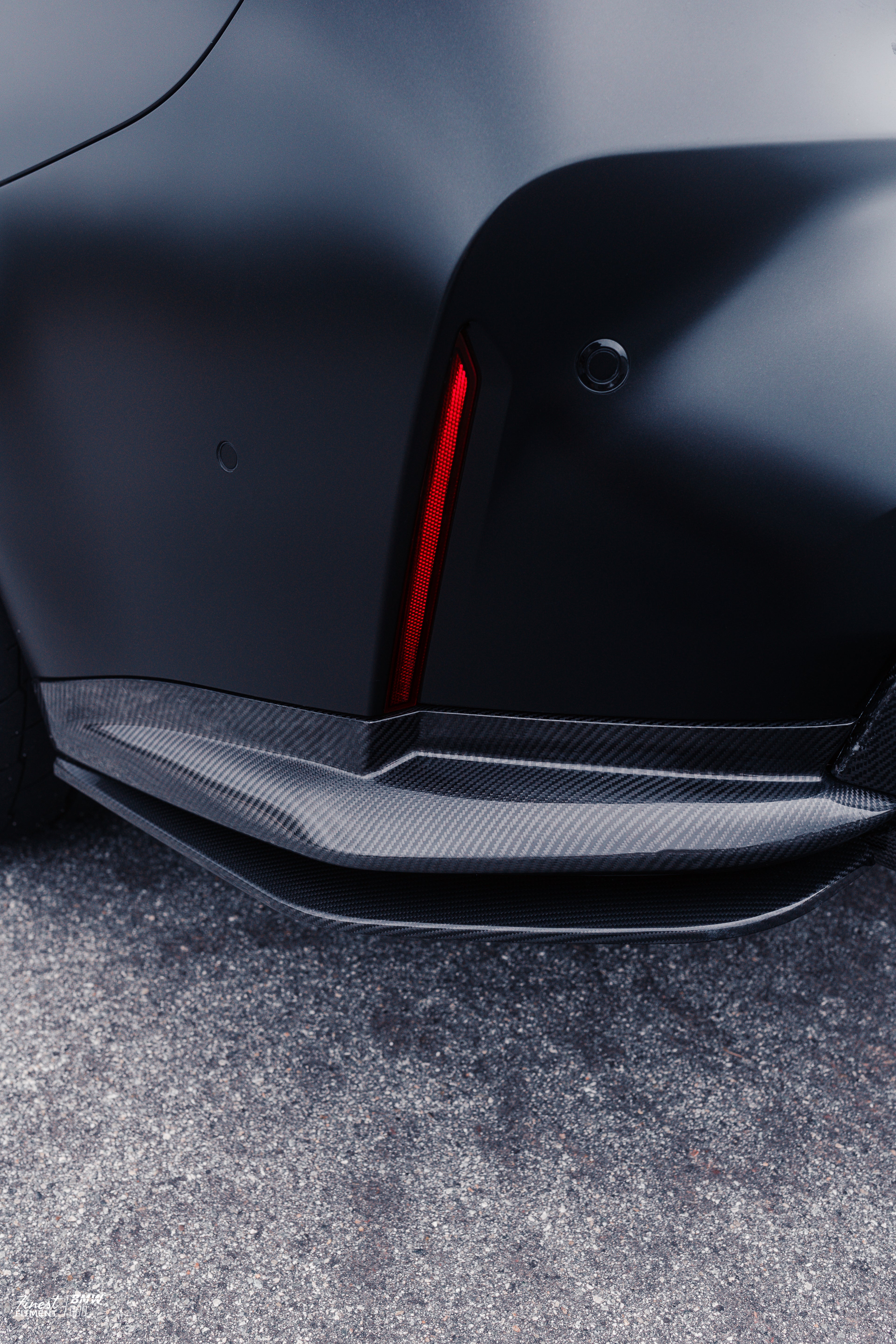 G80 M3 - Carbon Fiber Rear Bumper Extensions