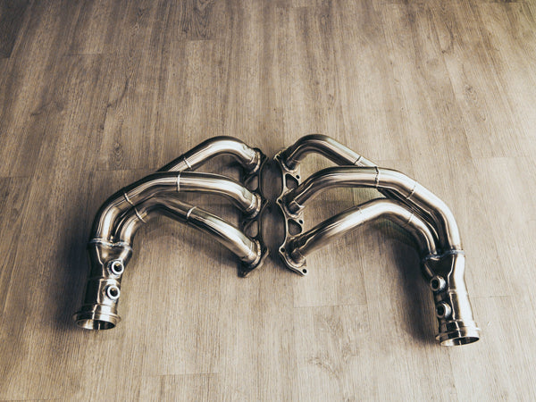 F1 High-Flow Race Headers – Porsche 991.1/991.2 GT3 & GT3RS (T304 Stainless Steel)