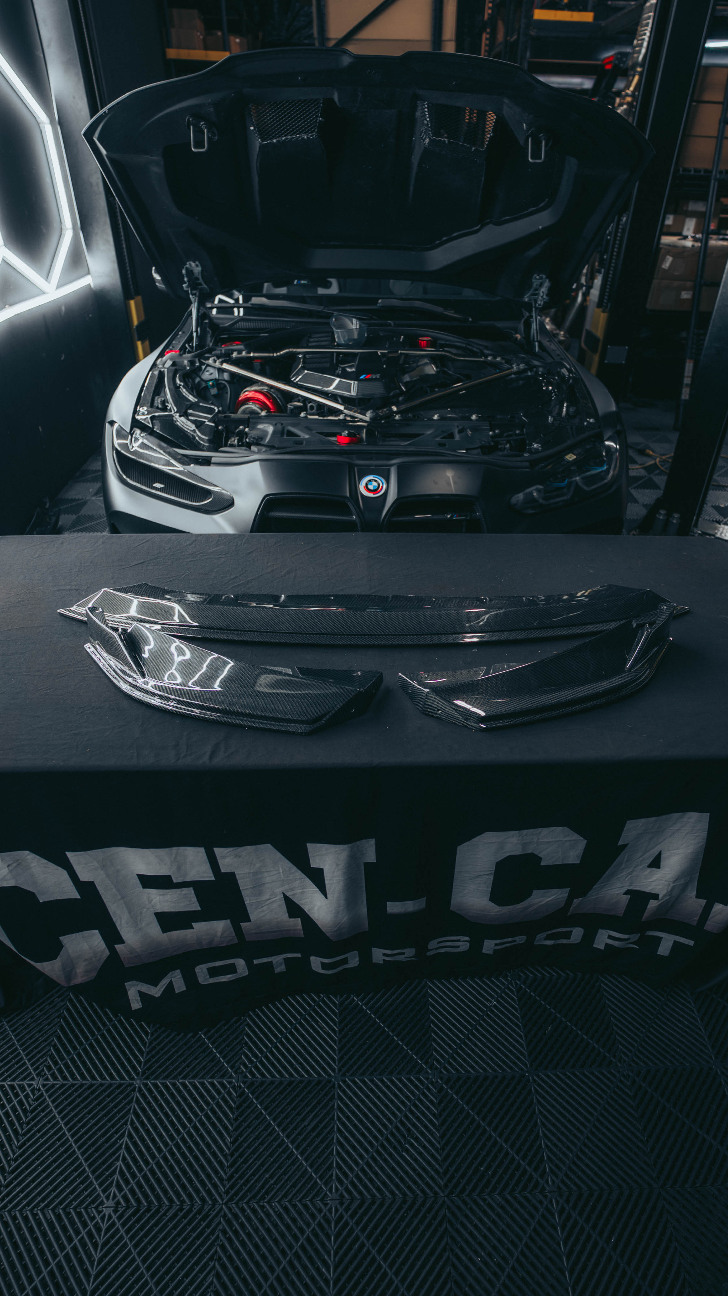 G8X M3/M4 CENCAL Carbon Fiber Front Lip - G80 M3/G82 M4/G83 M4