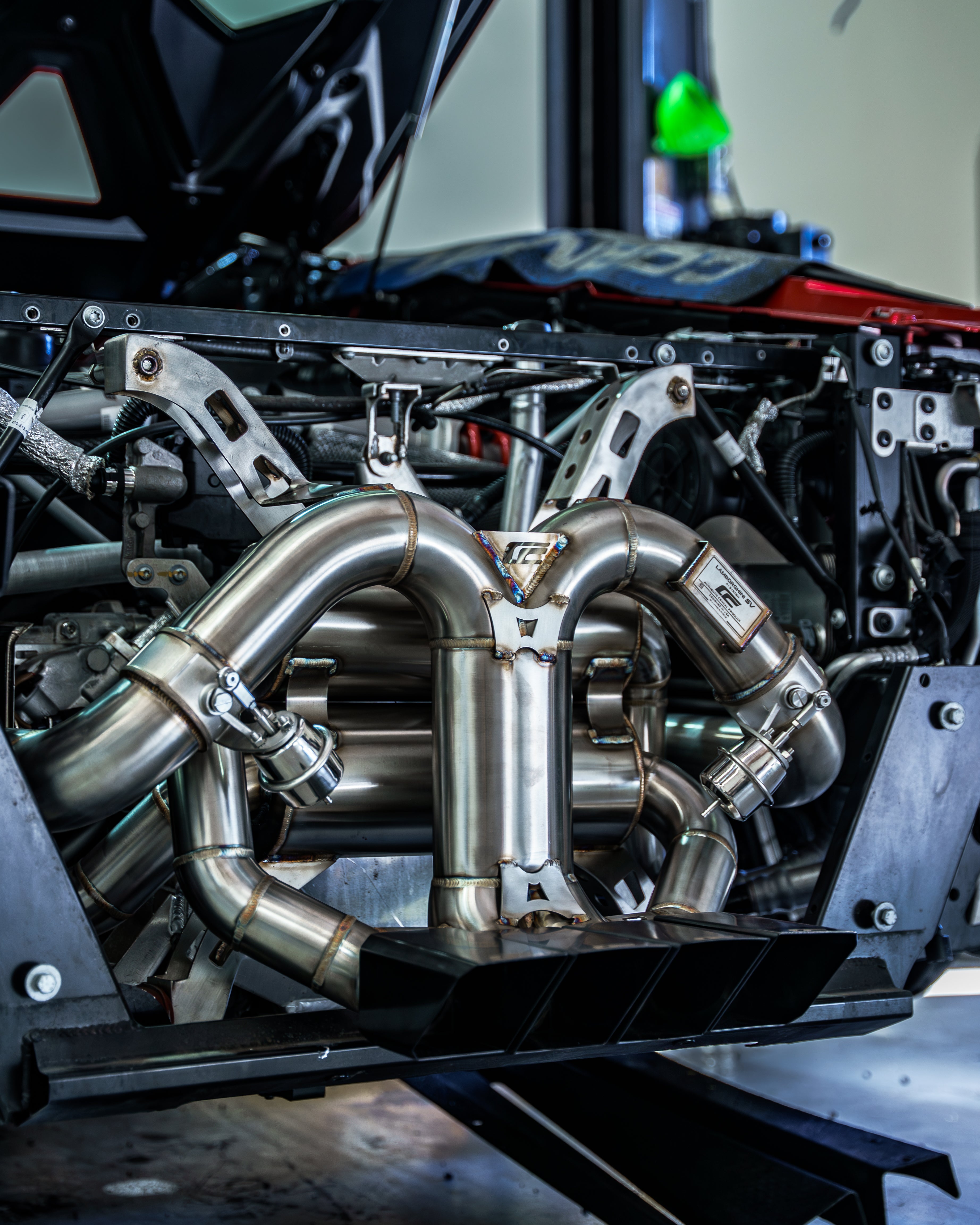 Lamborghini Aventador SV F1 Exhaust System