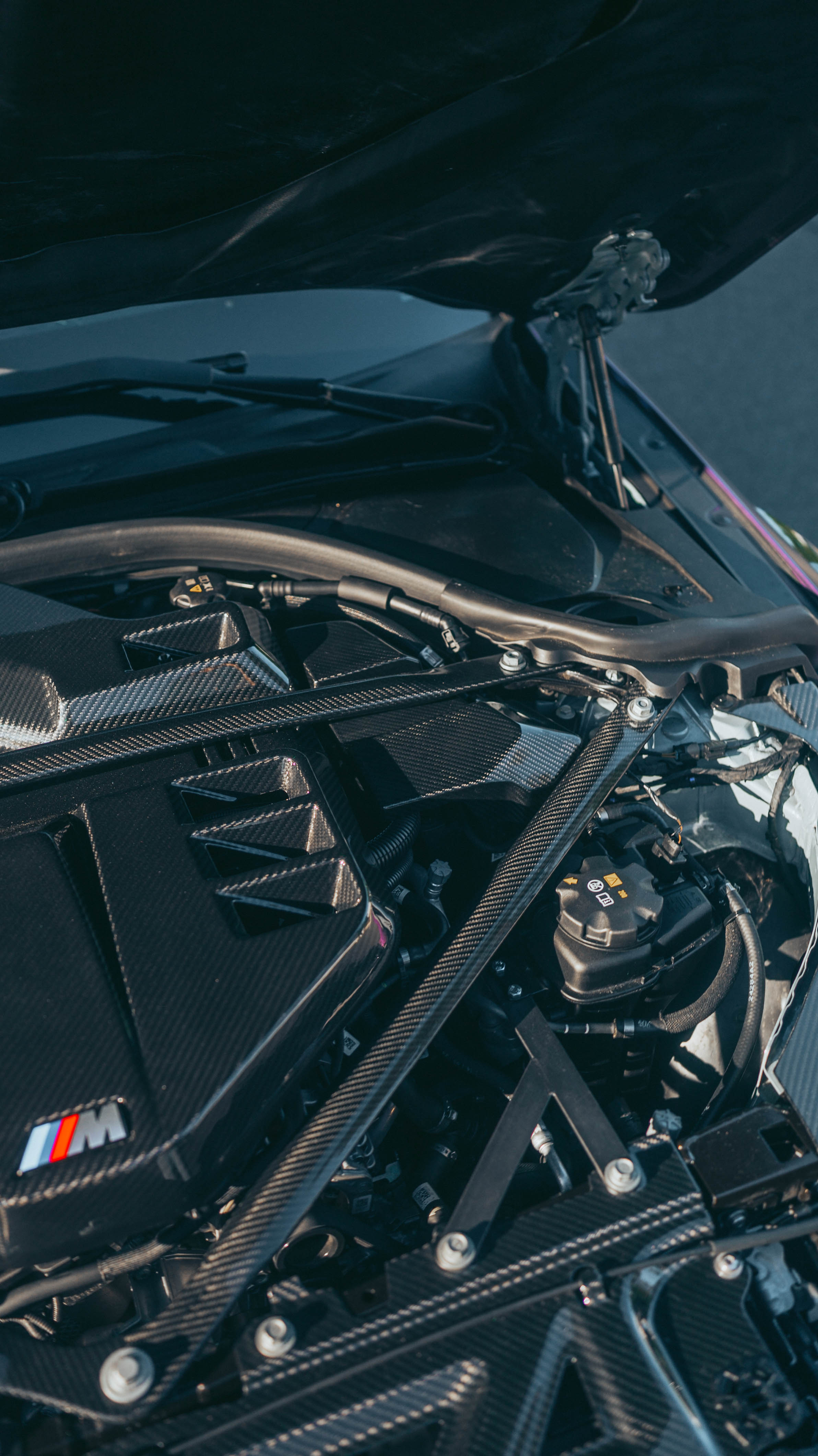 G8X M2/M3/M4 Carbon Fiber V2 Extended Engine Cover - G80 M3/G82 G83 M4/G87 M2