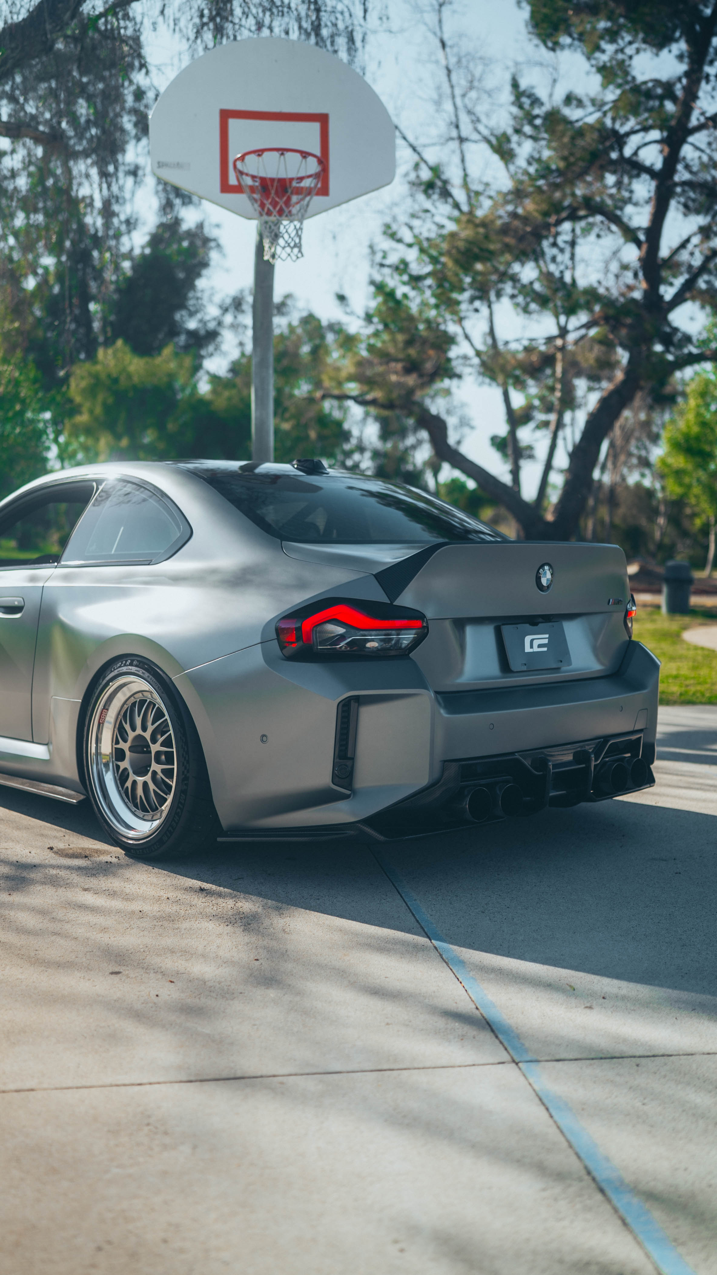 G87 M2 SQ Carbon Fiber Rear Diffuser