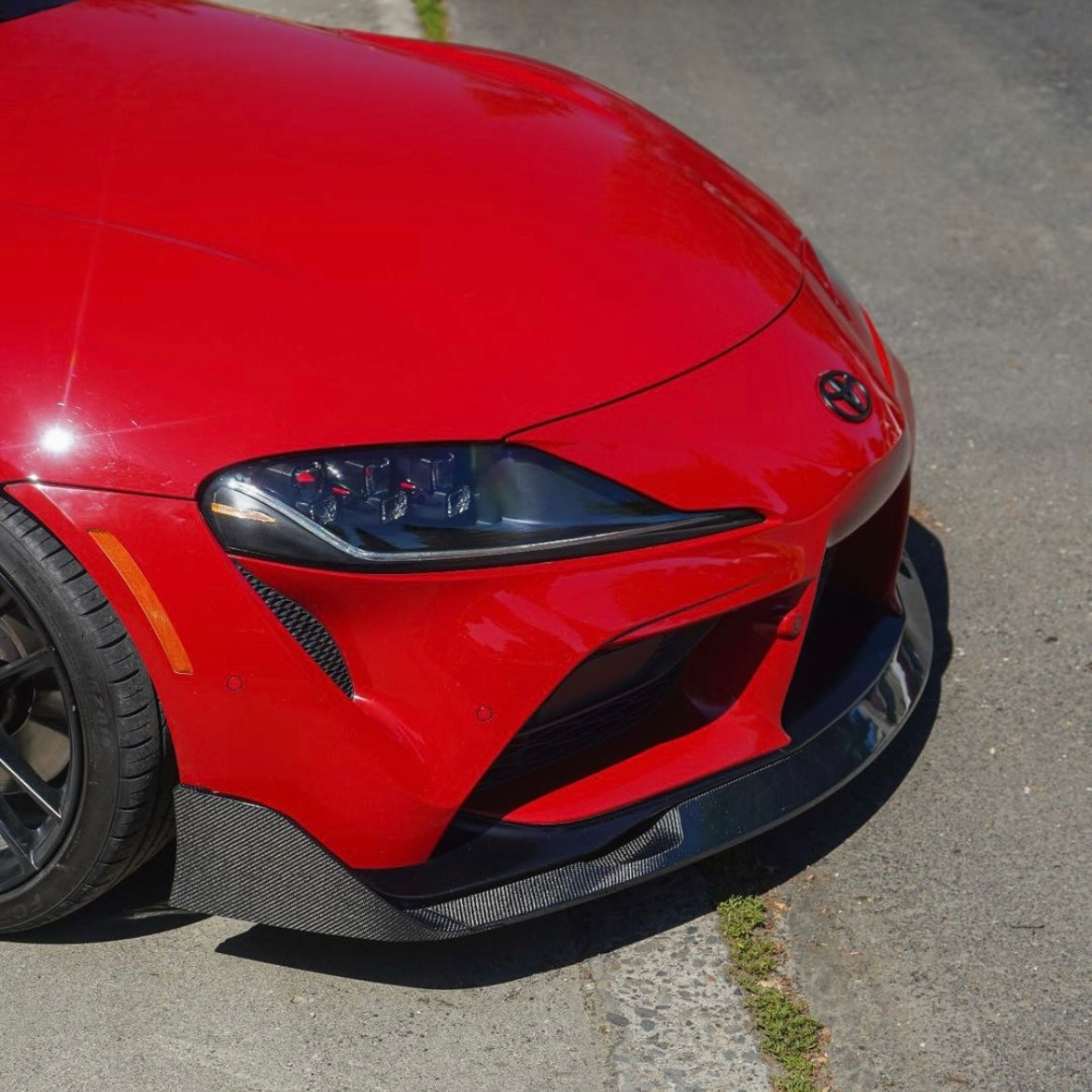 Toyota Supra MKV A90/A91 JHP 3PC Carbon Fiber Front Lip - MK5 GR Supra