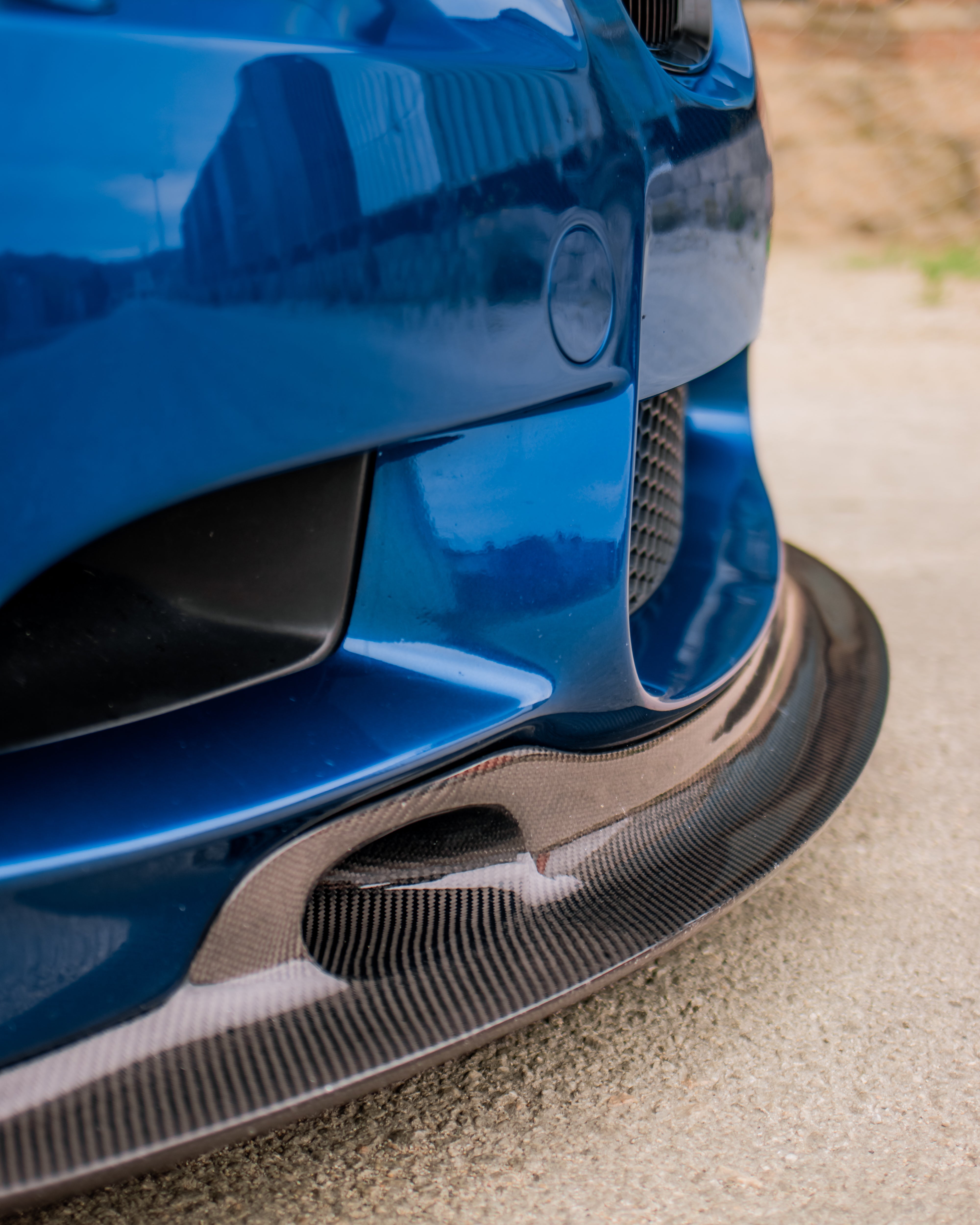 E9X M3 GT4 V2 Carbon Fiber Front Lip- E90/E92/E93 M3