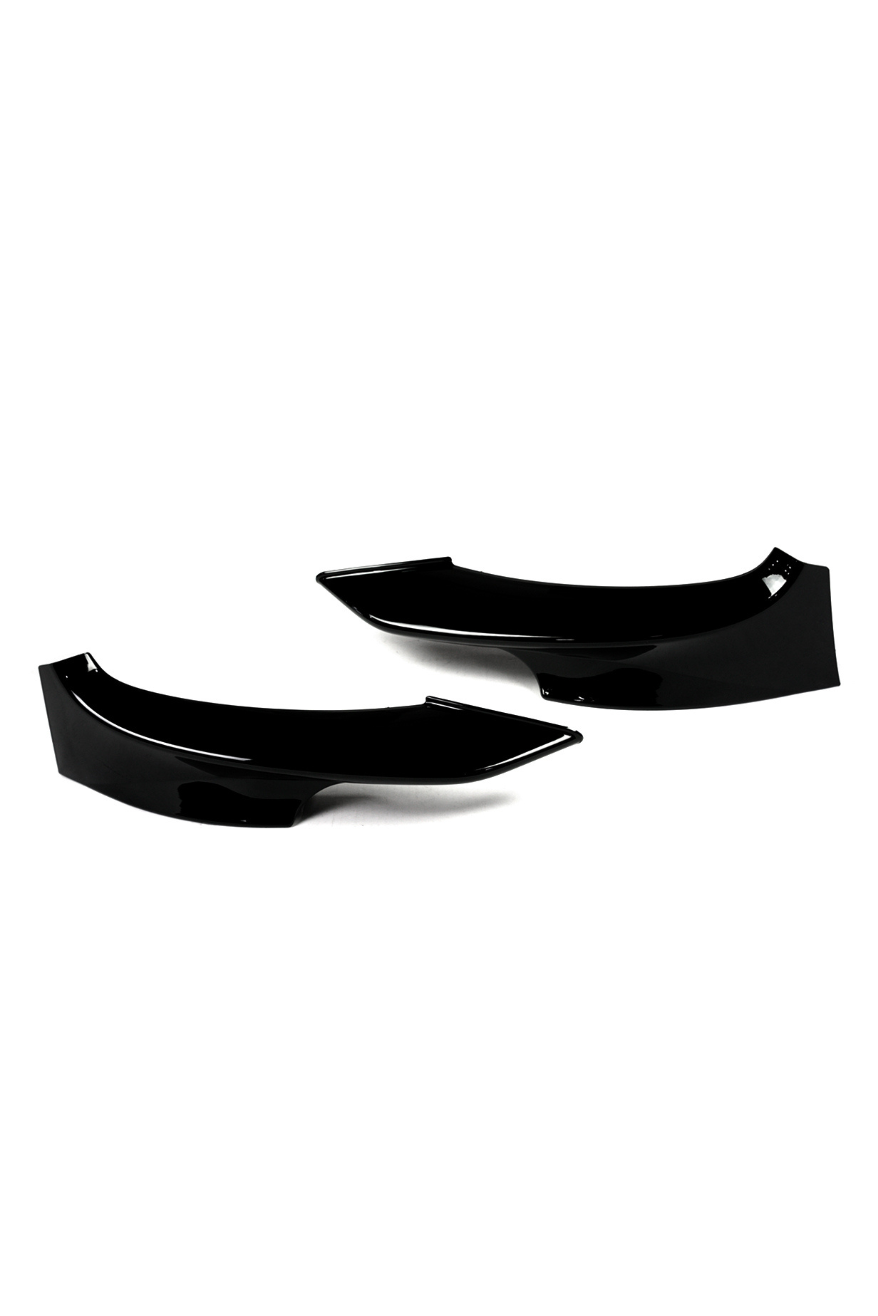 E92 3 Series LCI Gloss Black Front Bumper Splitters (M Sport)