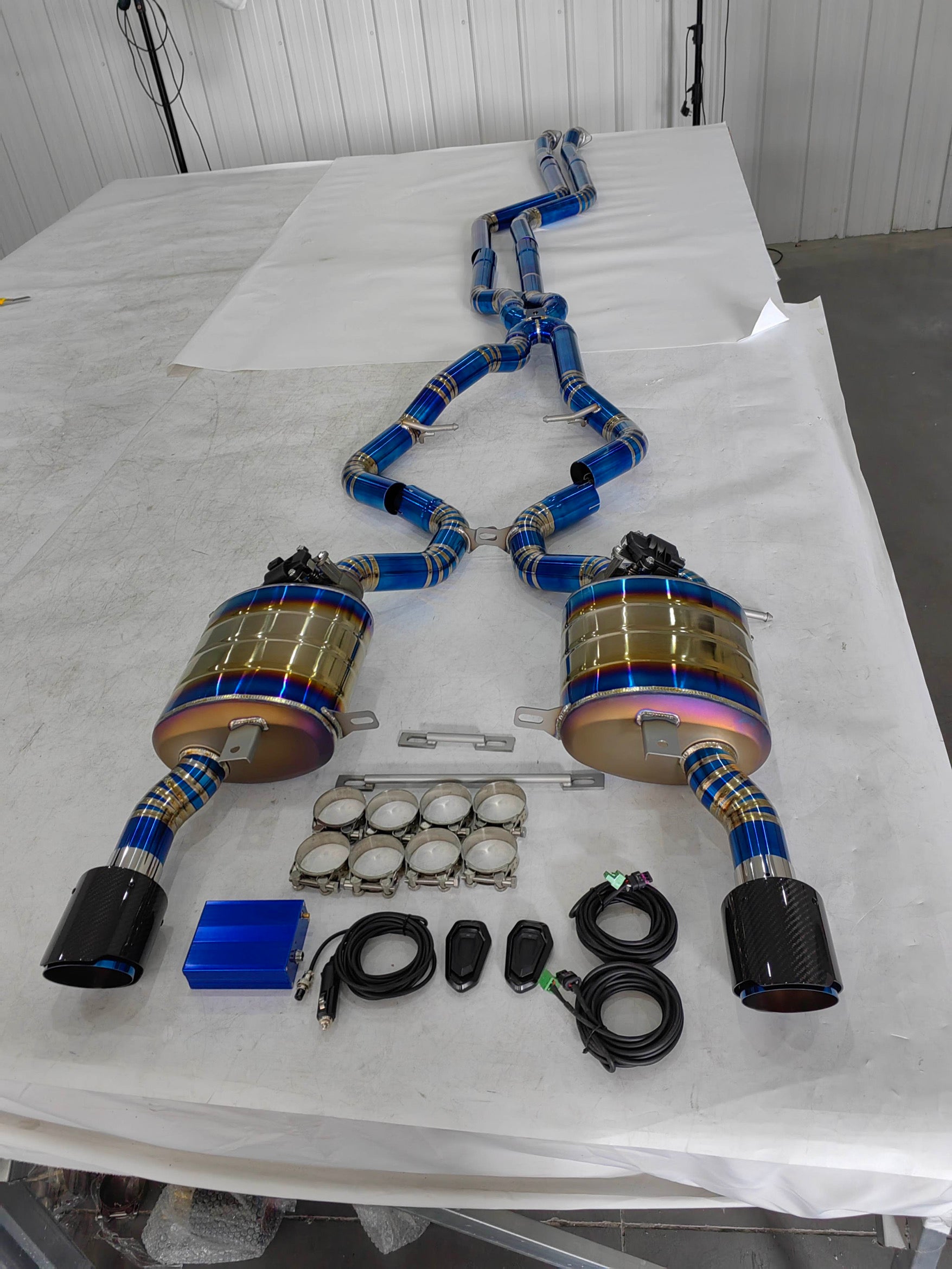 E9X 335i Cen-Cal Valved Exhaust System - Titanium - N54/N55