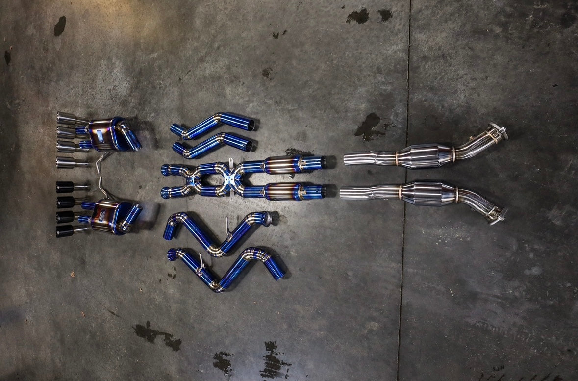 BMW E9X M3 S65 Cen-Cal Valved Titanium Catback Exhaust - E90/E92/E93