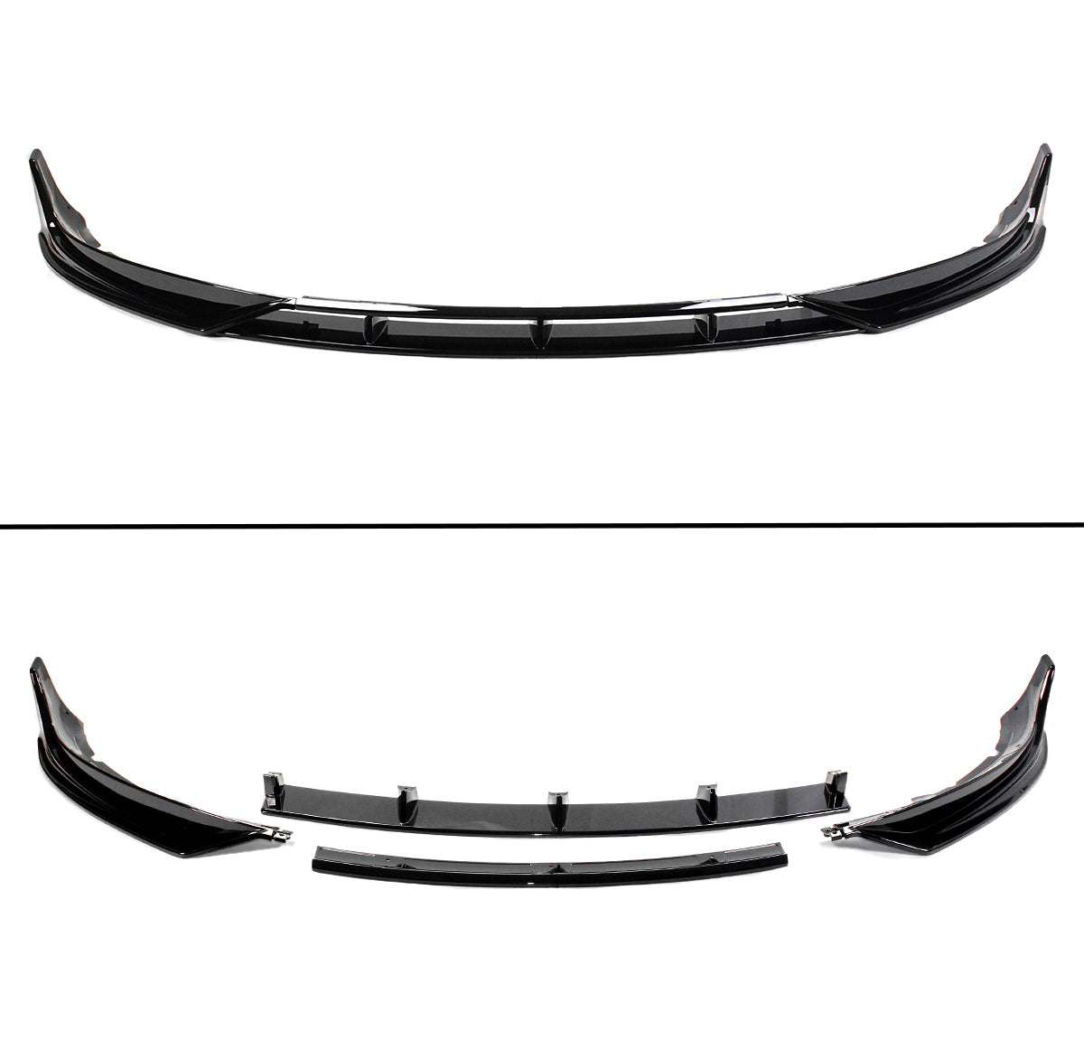Tesla Model 3 - Performance Style 4PC Gloss Black Front Lip