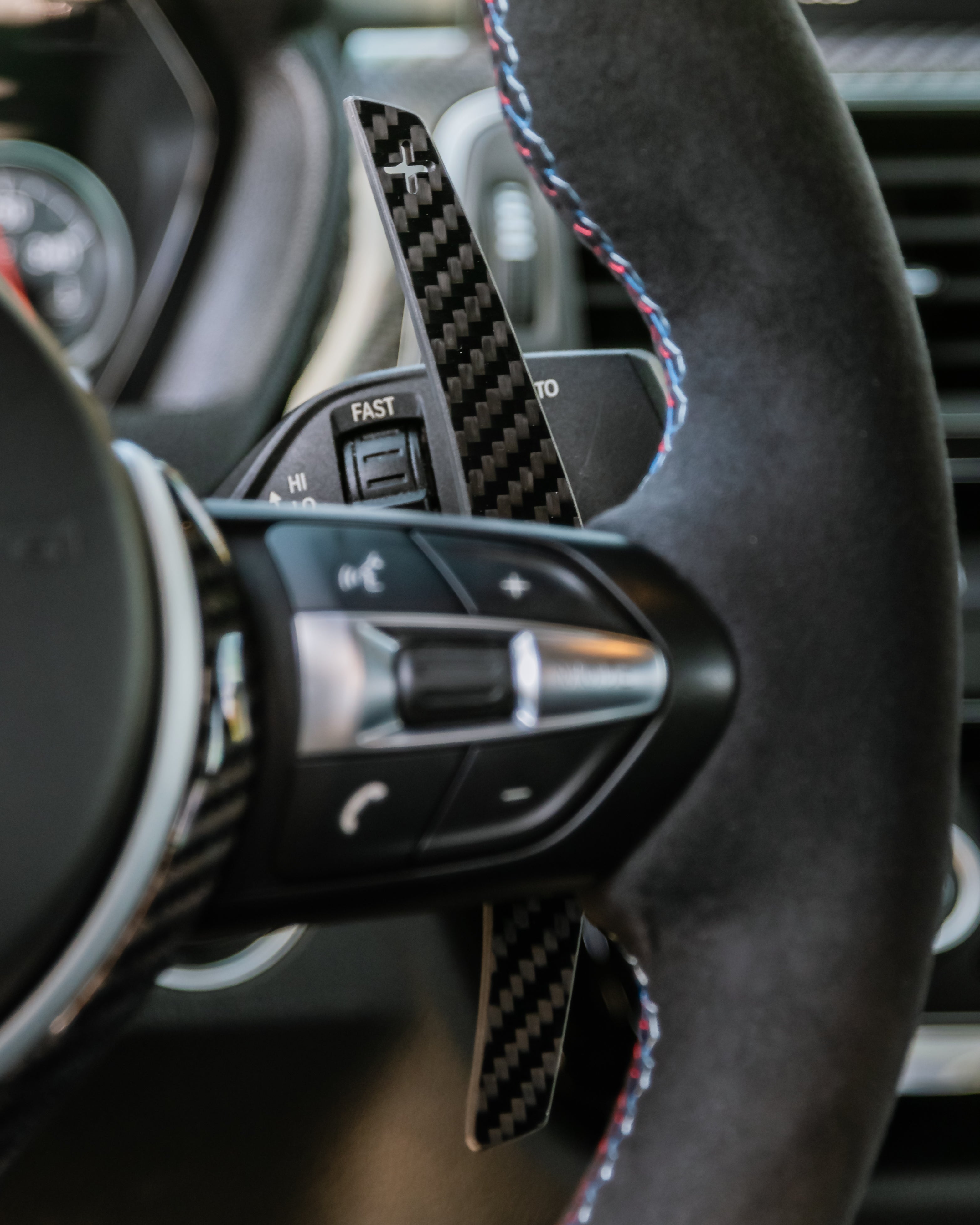 F Series Magnetic Carbon Fiber Paddle Shifters – BMW F8X/F3X/F2X