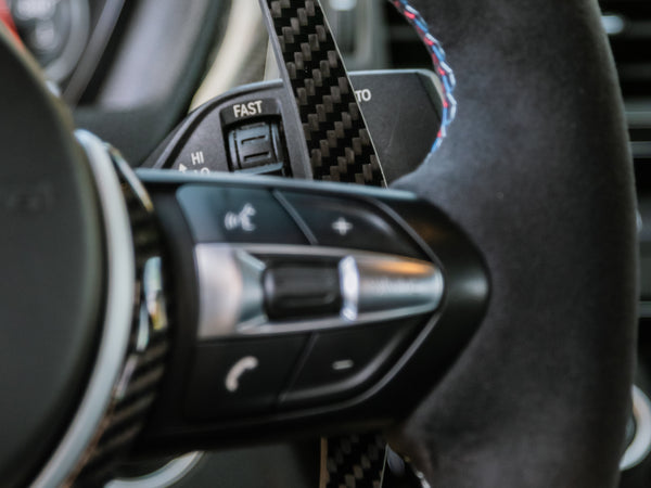 F Series Magnetic Carbon Fiber Paddle Shifters – BMW F8X/F3X/F2X