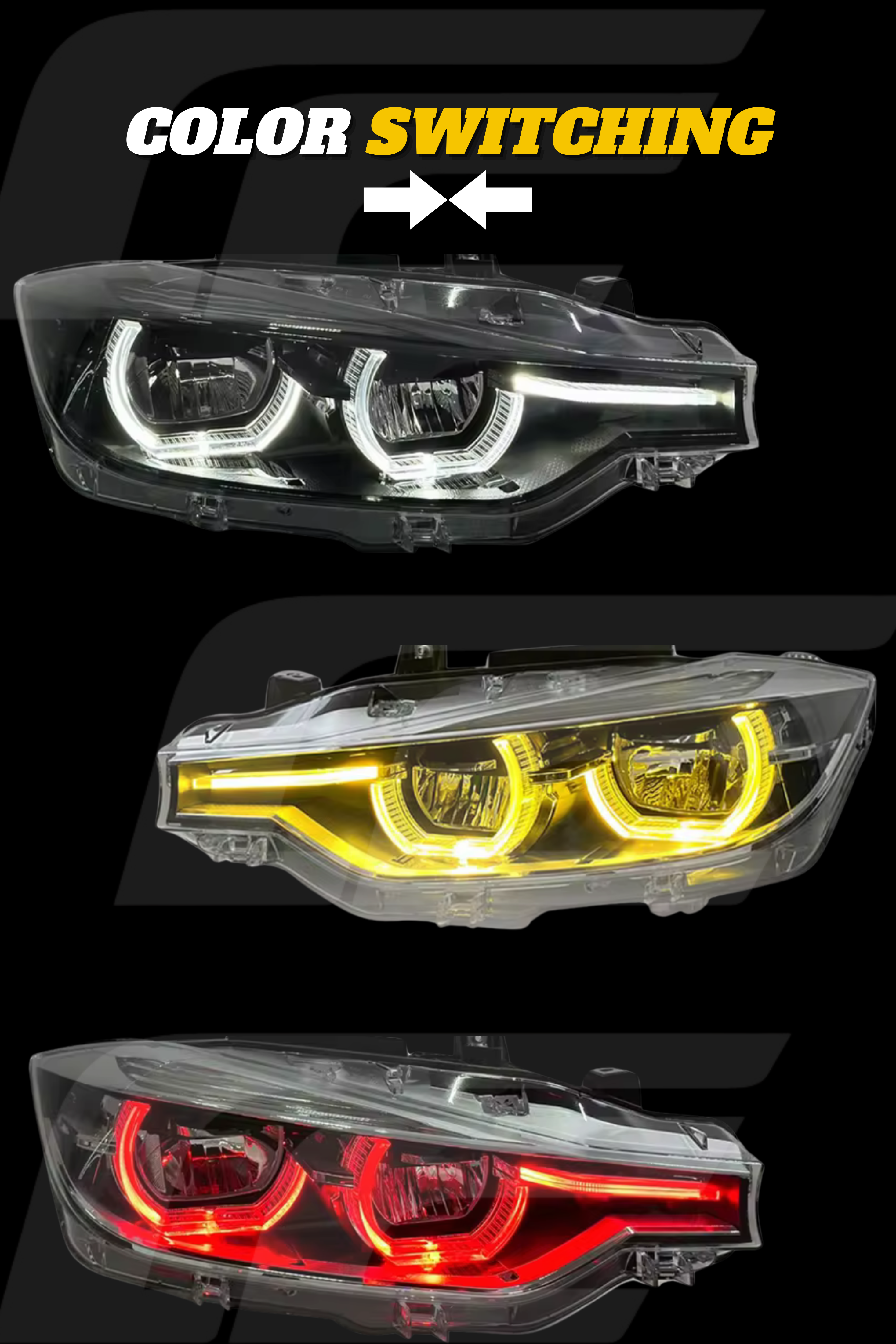 F30 3 Series LCI Style LED Headlights