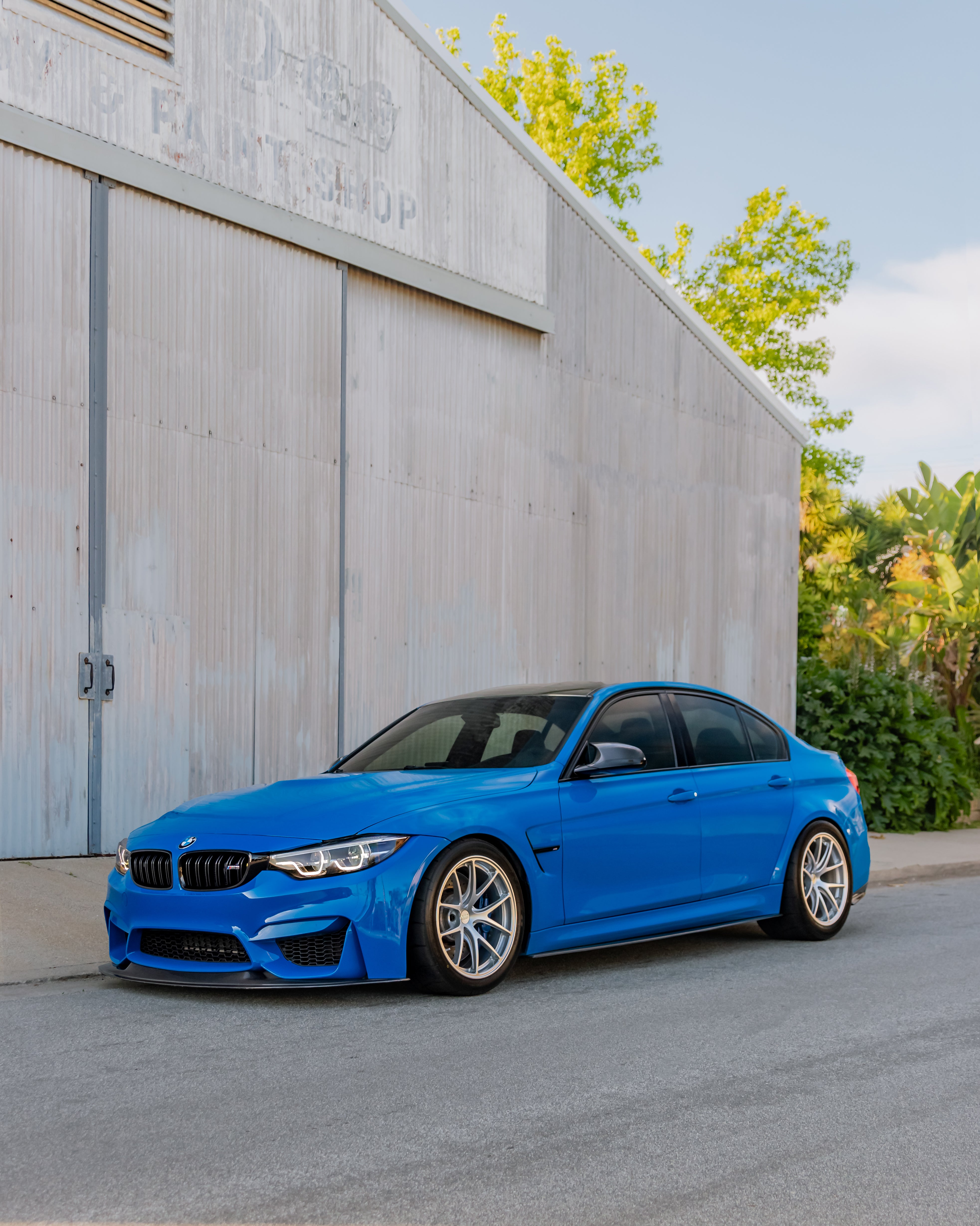 F8X M3/M4 J Style Carbon Fiber Front Lip - F80/F82/F83