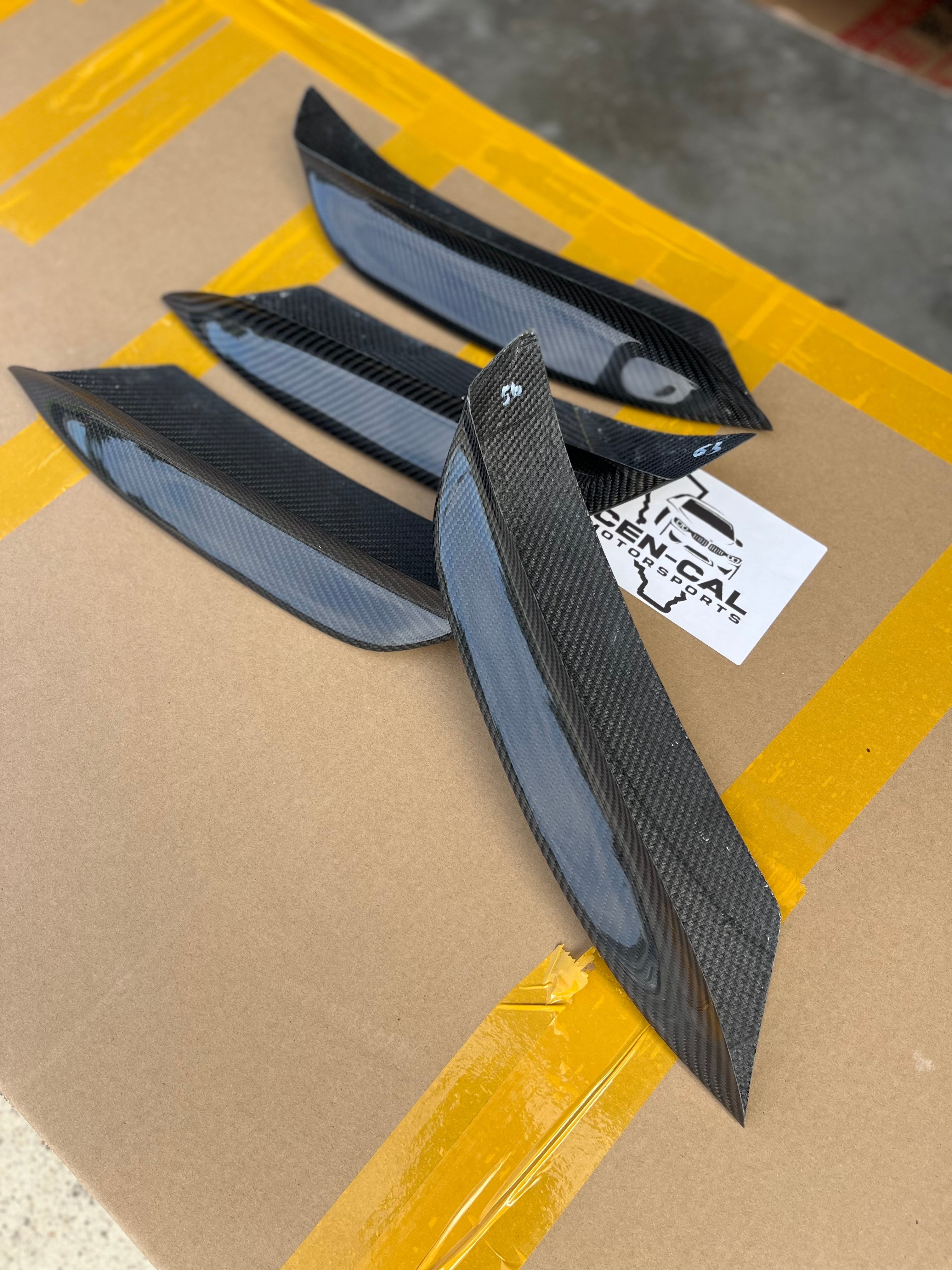 Carbon Fiber V2 Upper Splitter Covers for BMW F80 M3 and F82/F83 M4