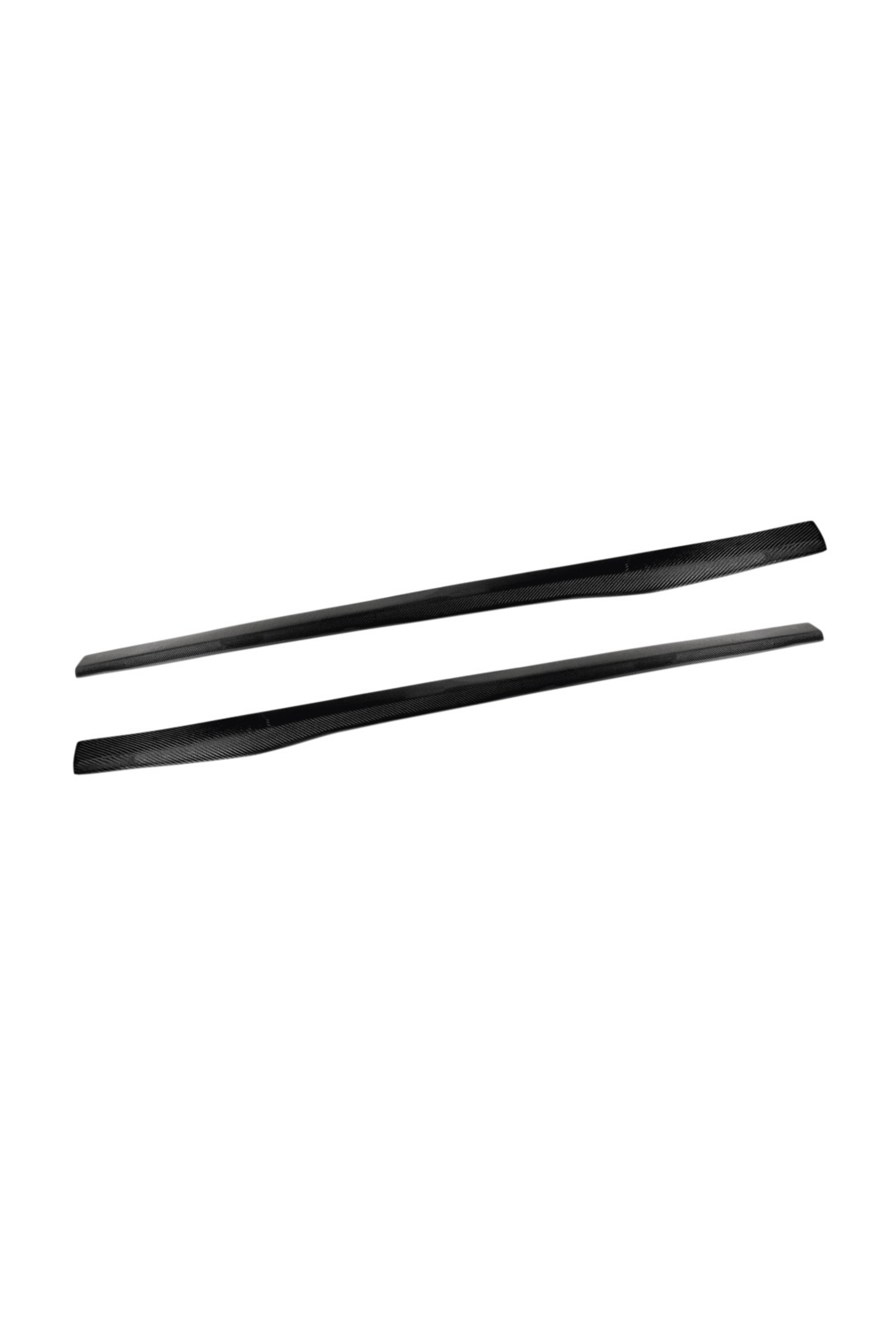 F87 M2 R Style Carbon Fiber Side Skirt Extensions
