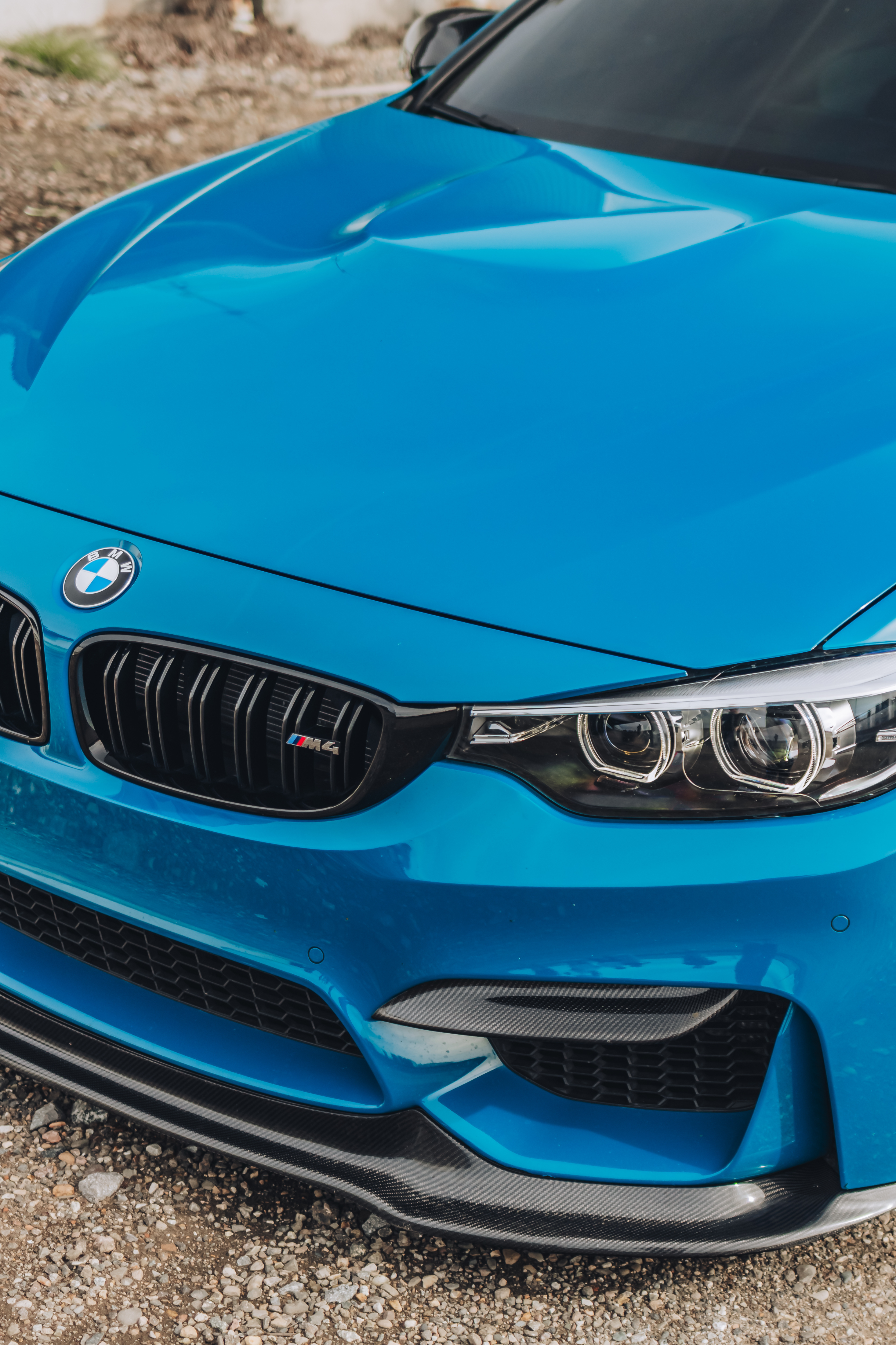 F8X M3/M4 V Style Carbon Fiber Front Lip