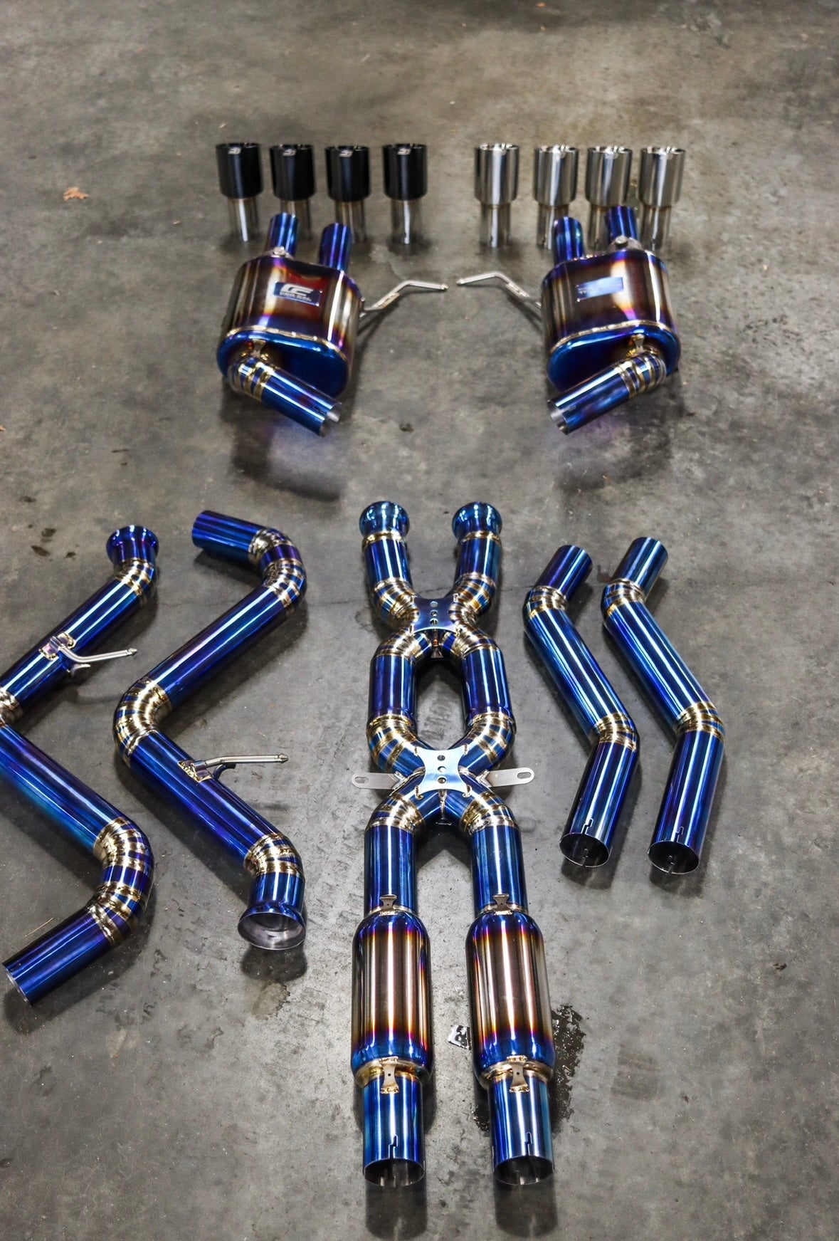 BMW E9X M3 S65 Cen-Cal Valved Titanium Catback Exhaust - E90/E92/E93