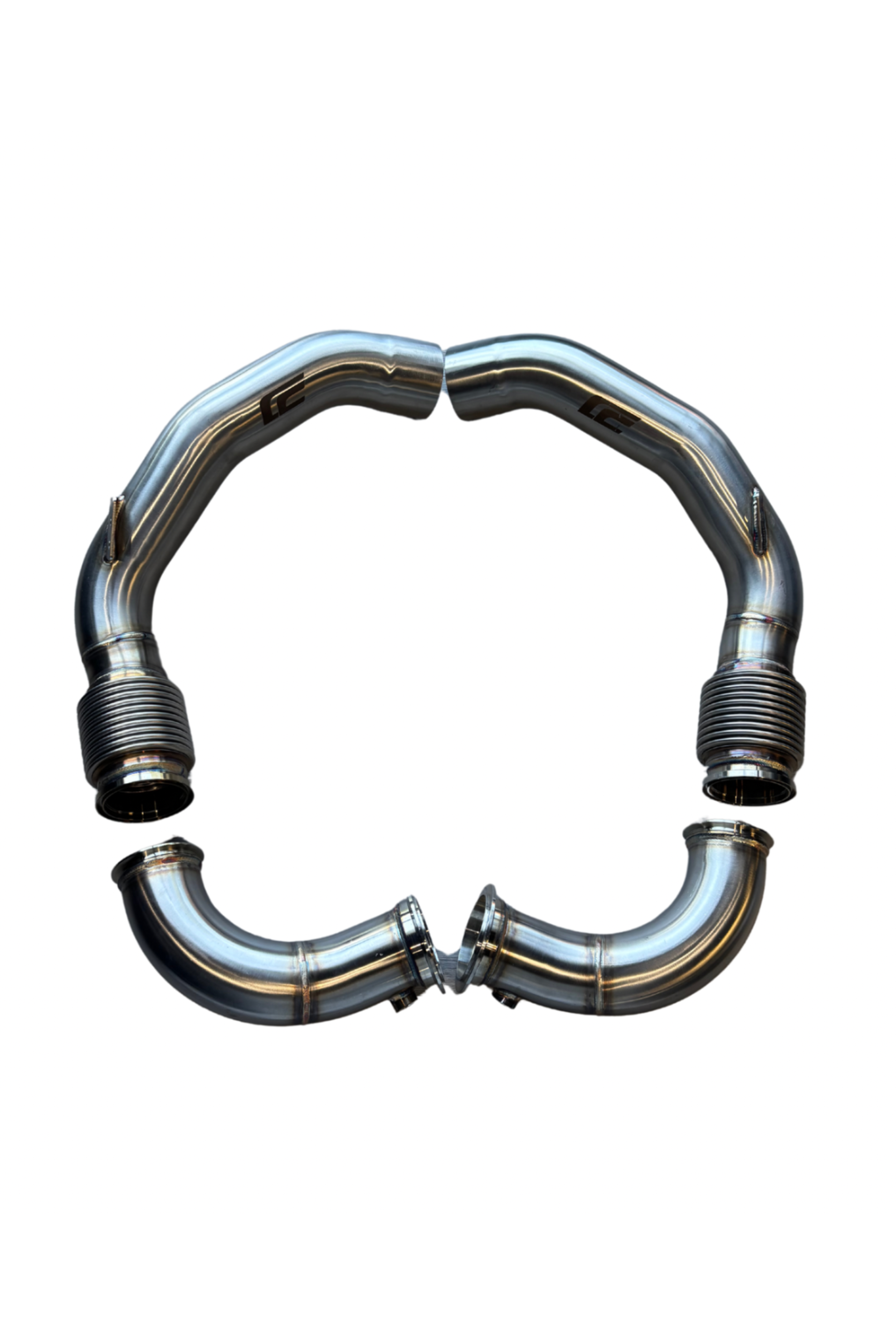 F90 M5 & F91/F92/F93 M8 S63R Cen-Cal Catless Downpipes (Primary & Secondary)