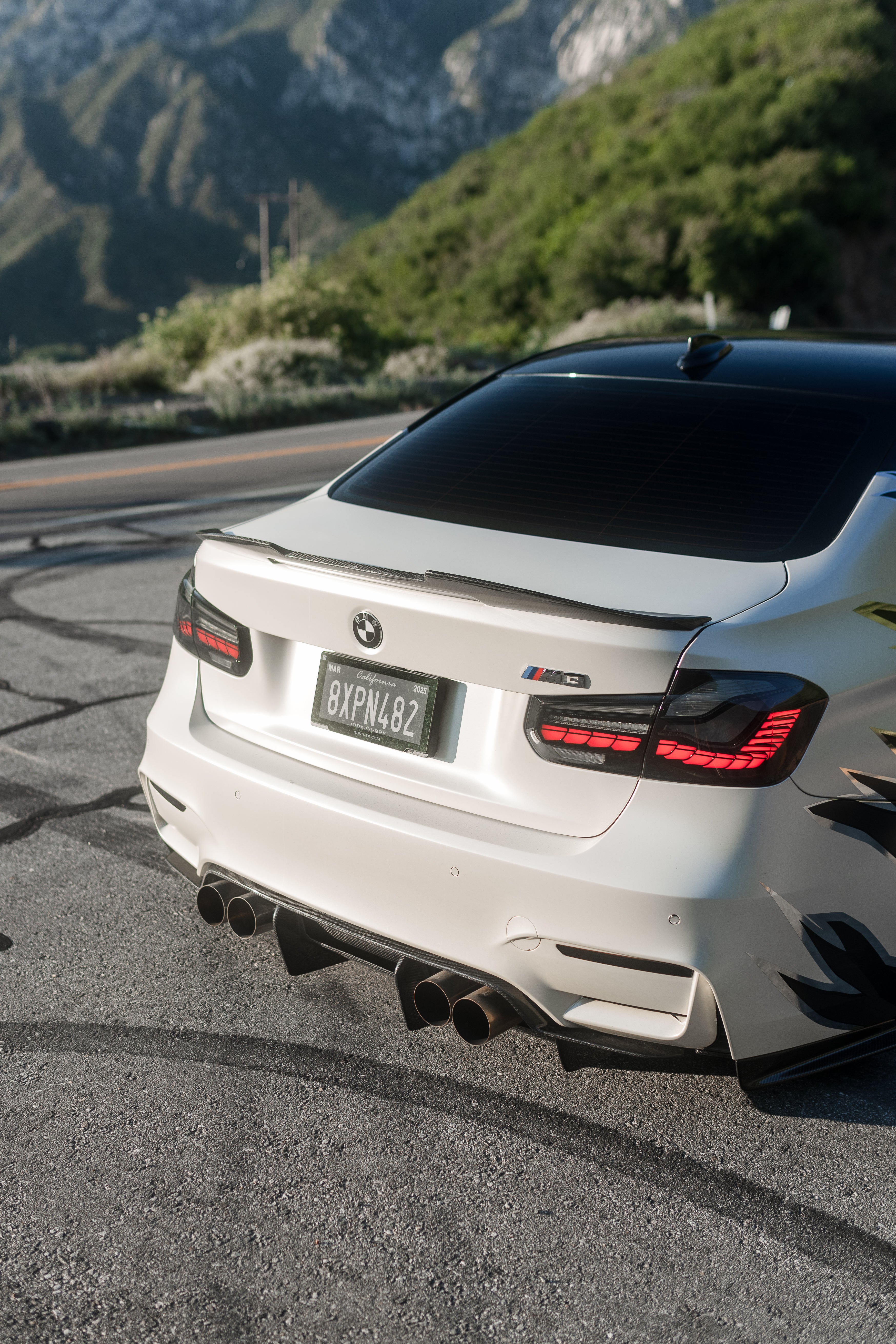 BMW F8X M3/M4 PSM 4PC Carbon Fiber Diffuser - F80/F82/F83