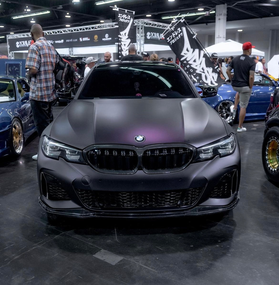 G20 V Style V1 3PC Carbon Fiber Front Lip