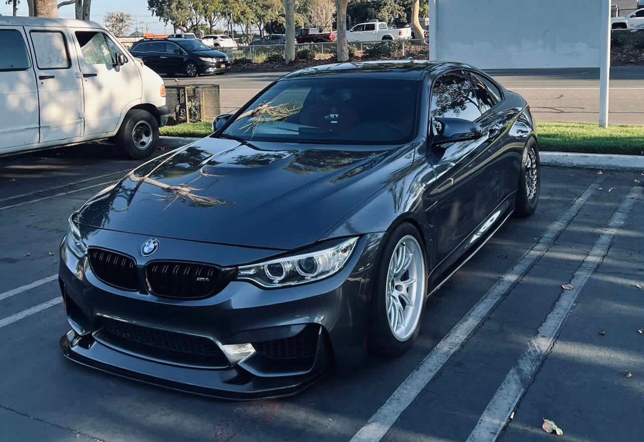 F8X M3/M3 adjustable carbon fiber GTS front lip