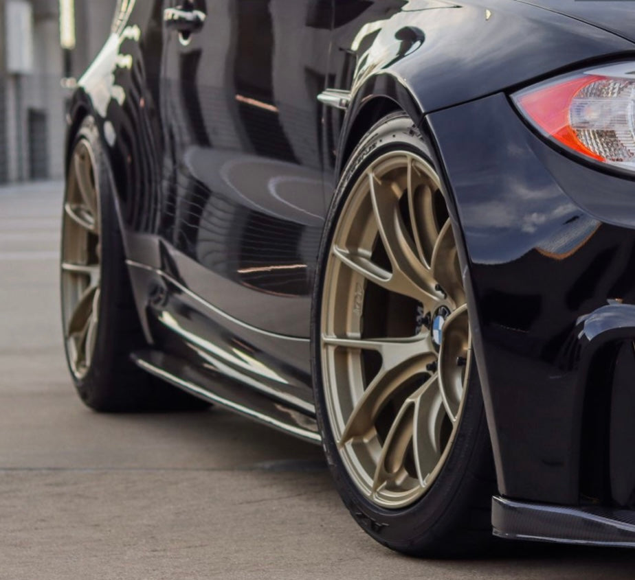 E82 1M Carbon Fiber Side Skirt Extensions