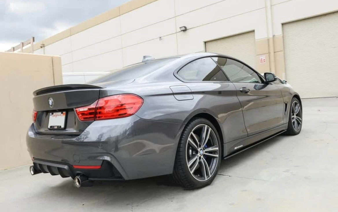 F3X 4 Series Carbon Fiber MP Side Skirt Extensions - F32/F33/F36