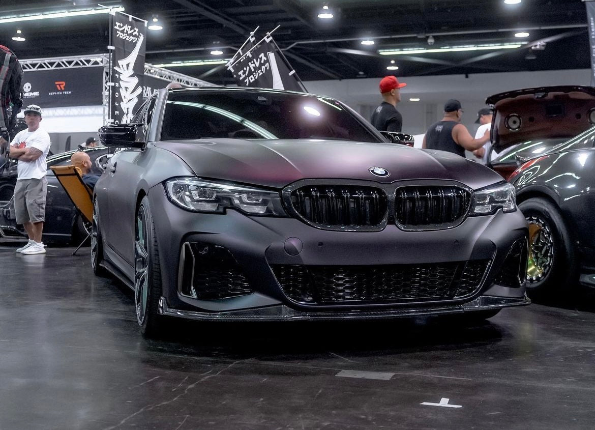 G20 V Style V1 3PC Carbon Fiber Front Lip
