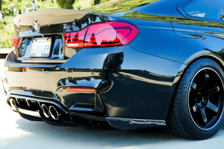 F8X M3/M4 varis carbon fiber undertray diffuser