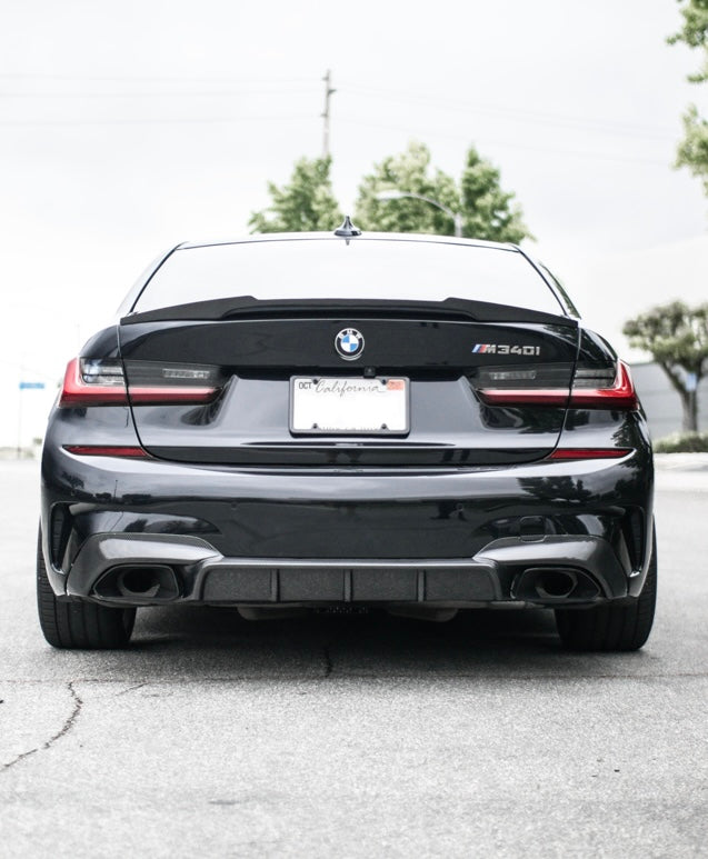 G20 D Style Carbon Fiber Rear Diffuser