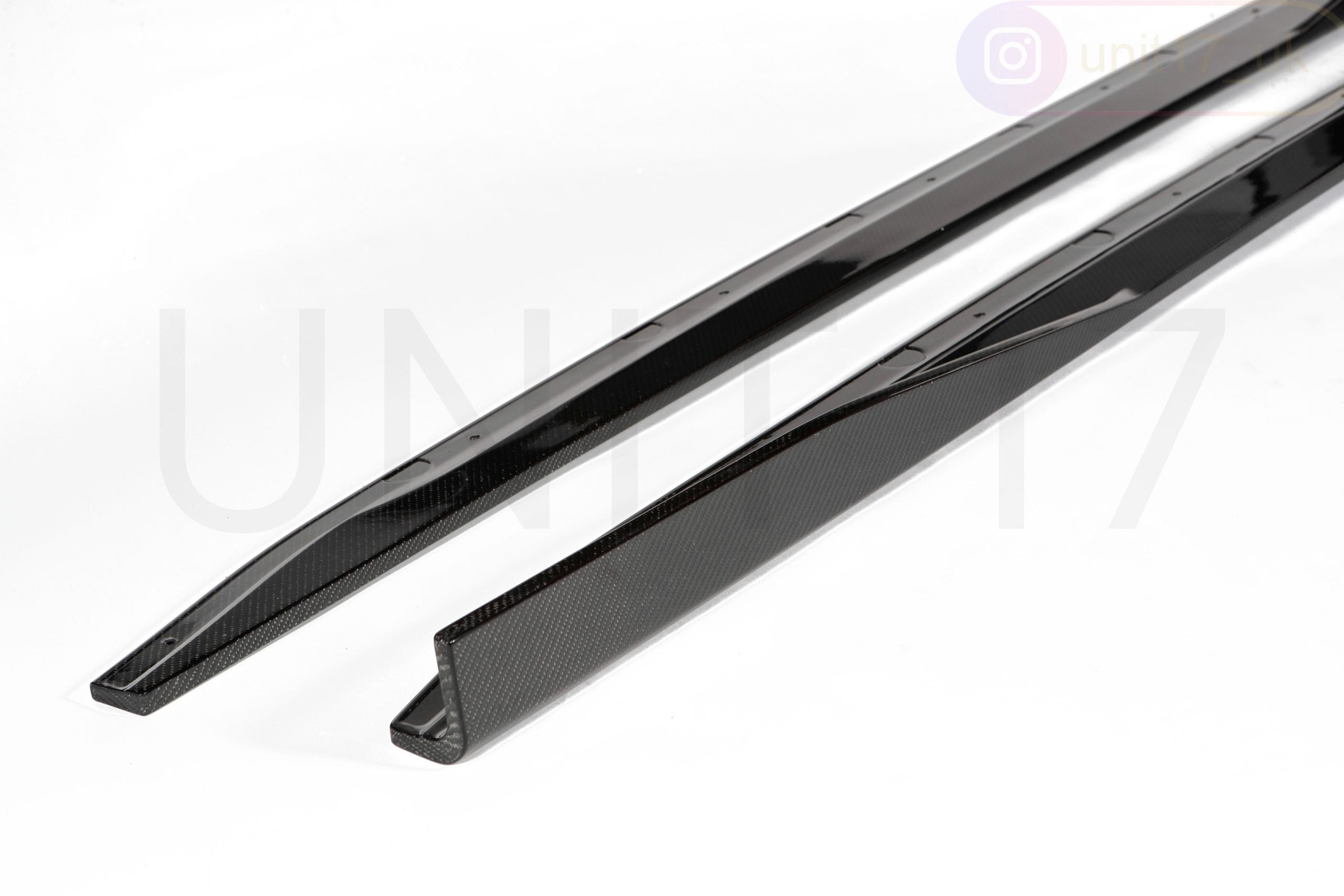 UNIT 17 Carbon Fiber Side Skirt Extensions for BMW G80 M3 / G82 G83 M4