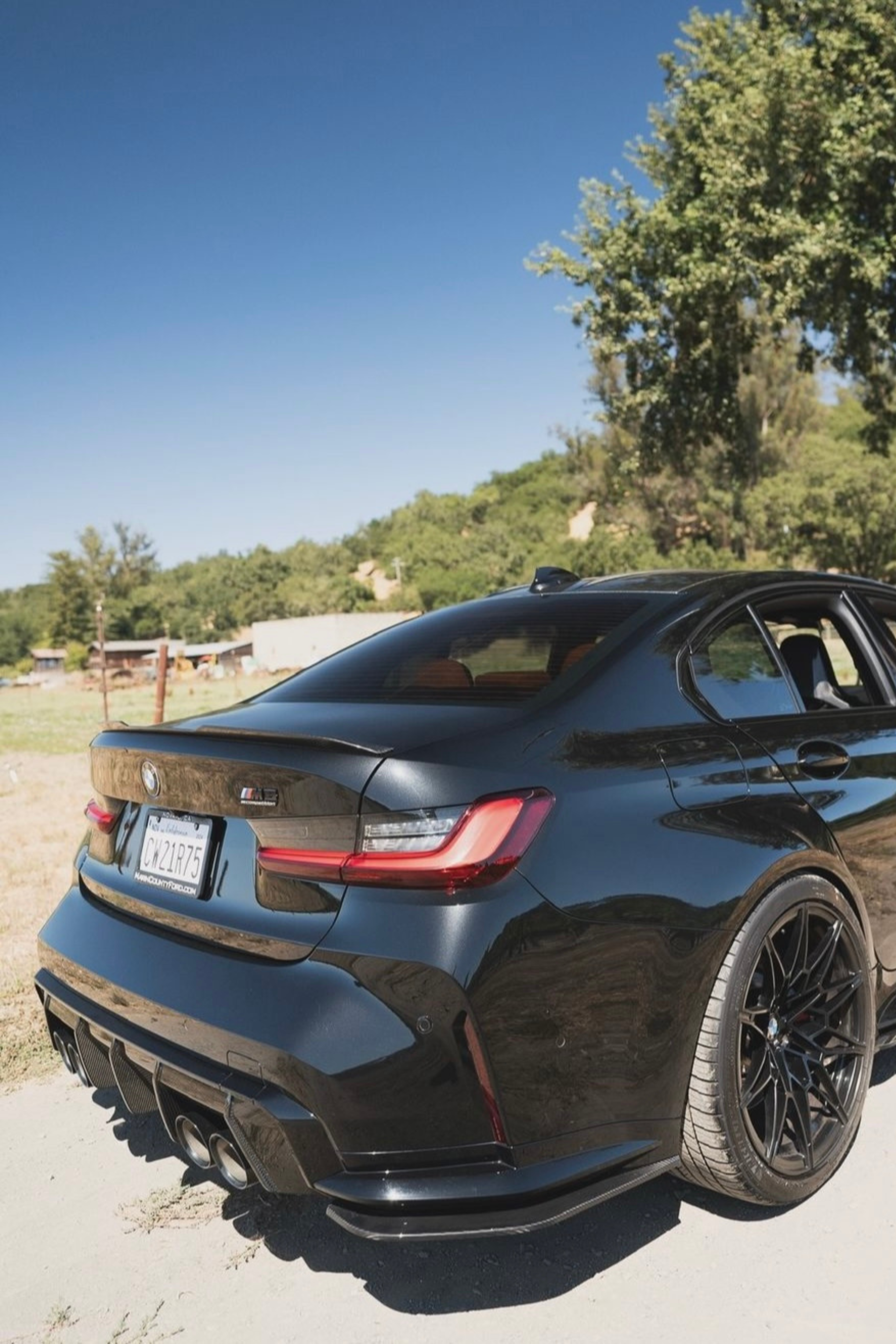 G8X M3/M4 - Carbon Fiber Rear Bumper Extensions - G80 M3/G82 M4/G83 M4