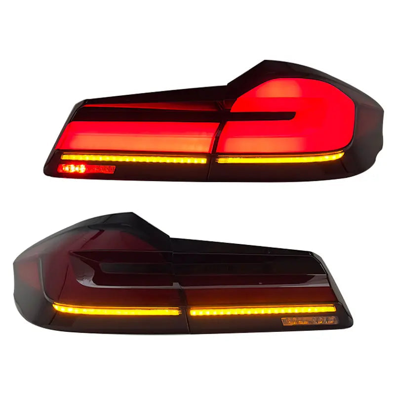 CenCal Motorsport Red LCI Style LED Taillights for BMW 5 Series G30/F90 M5 (Pre-LCI)