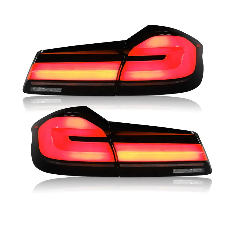 CenCal Motorsport Red LCI Style LED Taillights for BMW 5 Series G30/F90 M5 (Pre-LCI)